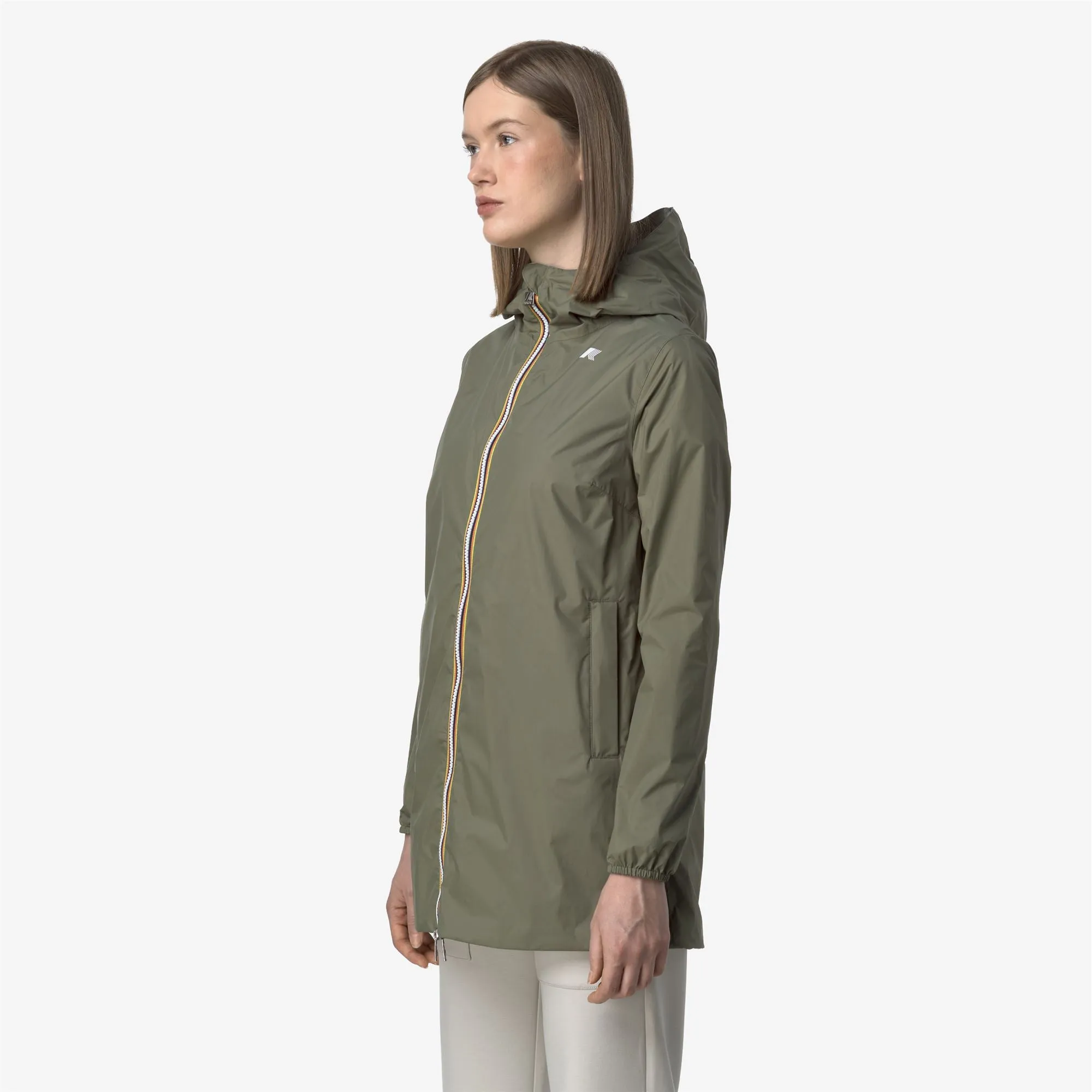SOPHIE PLUS.2 DOUBLE - Jackets - Mid - Woman - Green Lichen-BEIGE LT sold by K-Way product image thumbnail 5