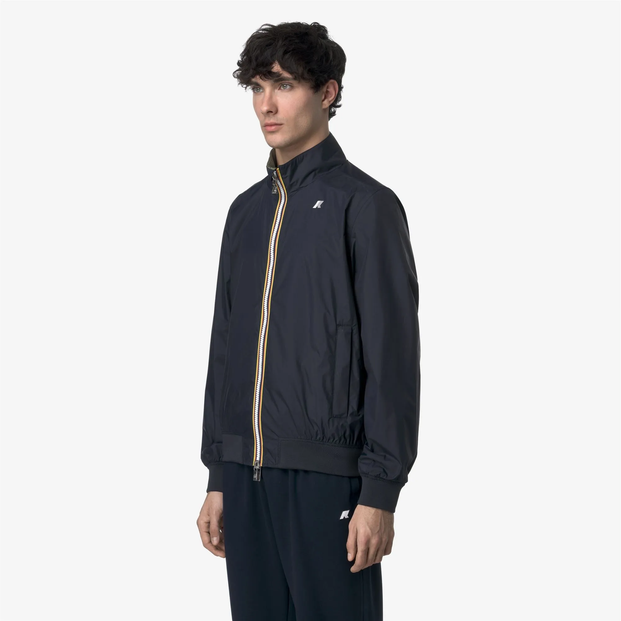 ARSENE PLUS.2 REVERSIBLE - Jackets - Short - MAN - BLUE DEPTH-GREEN LICHEN sold by K-Way product image thumbnail 5