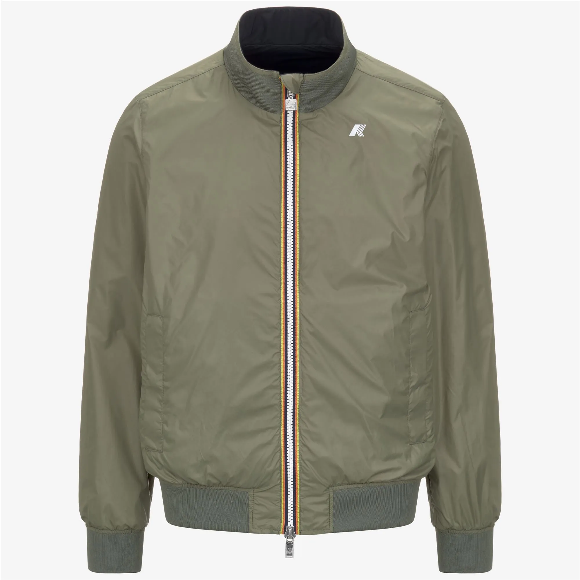 ARSENE PLUS.2 REVERSIBLE - Jackets - Short - MAN - BLUE DEPTH-GREEN LICHEN sold by K-Way product image thumbnail 2