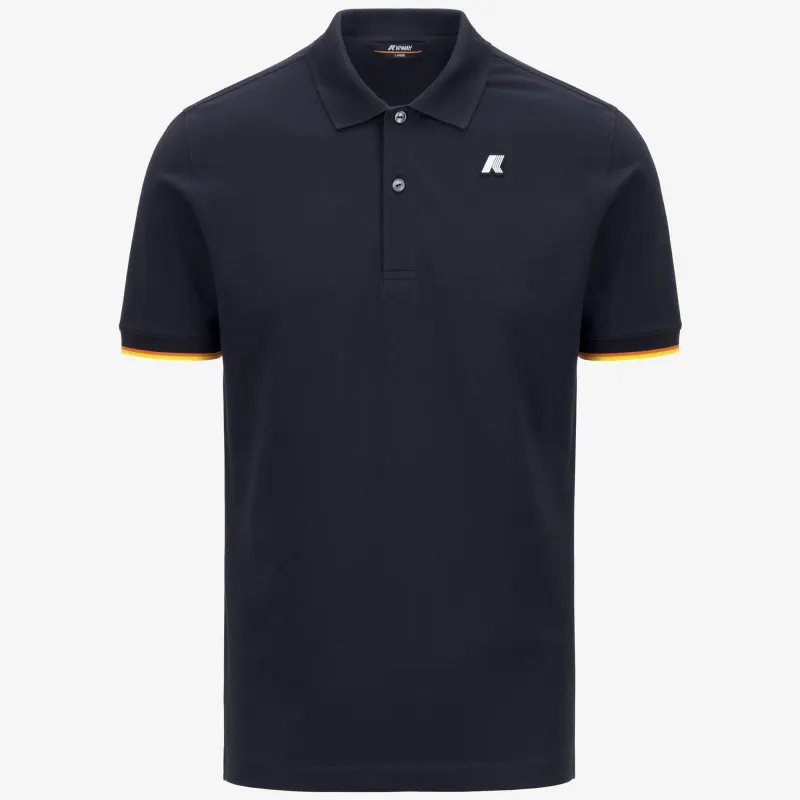 VINCENT PIQUE - Polo Shirts - Polo - MAN - BLUE DEPTH sold by K-Way