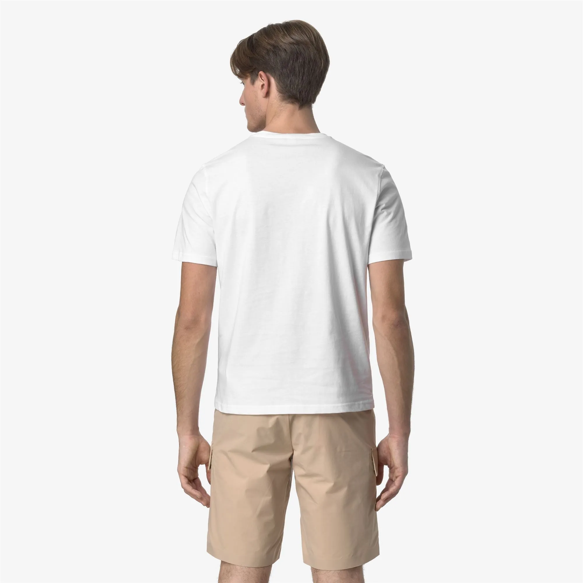 SIGUR SLIM JERSEY - T-Shirts & Top - T-Shirt - Man - White sold by K-Way product image thumbnail 5
