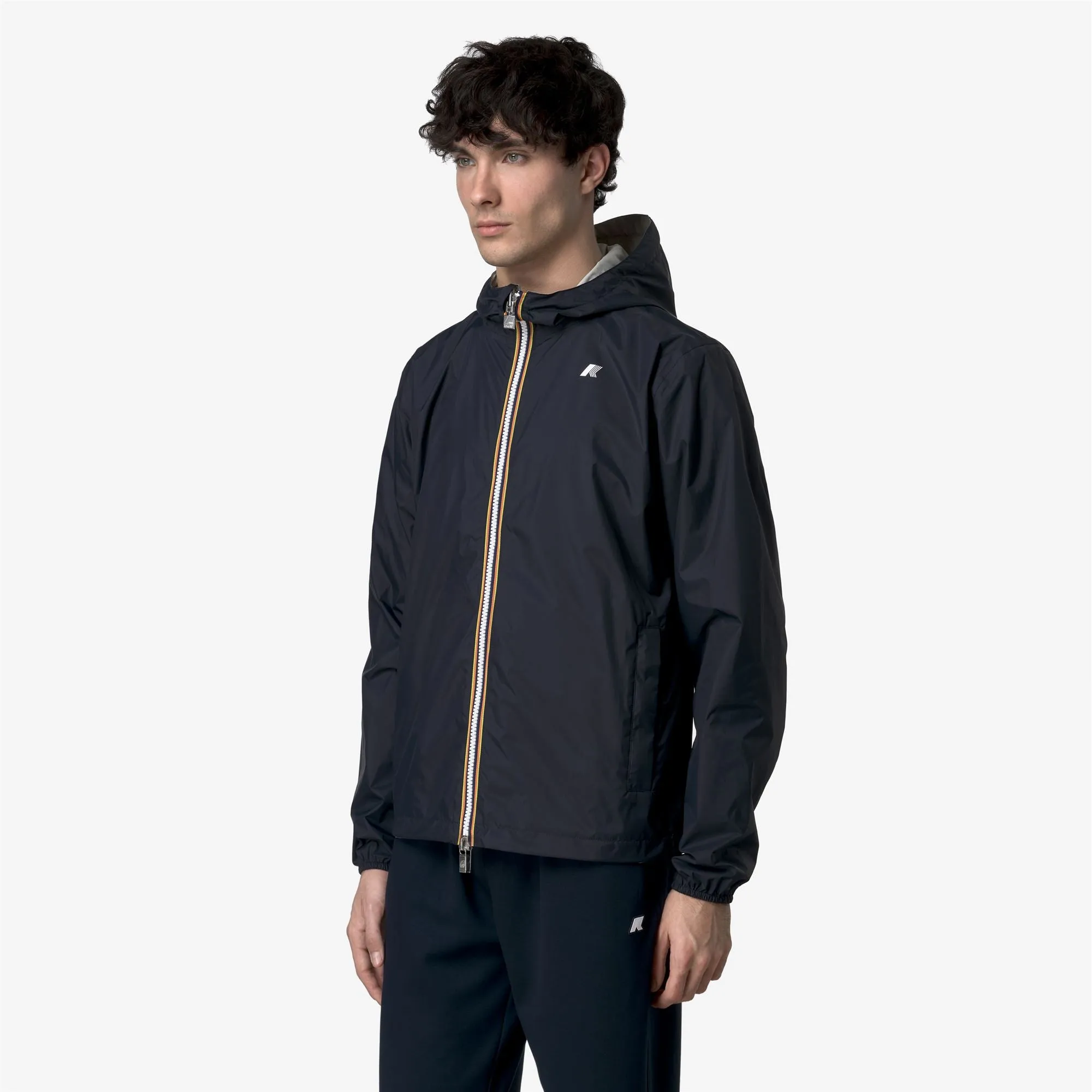 JAKE PLUS.2 REVERSIBLE - Jackets - Short - MAN - BLUE DEPTH-BEIGE LT sold by K-Way product image thumbnail 5