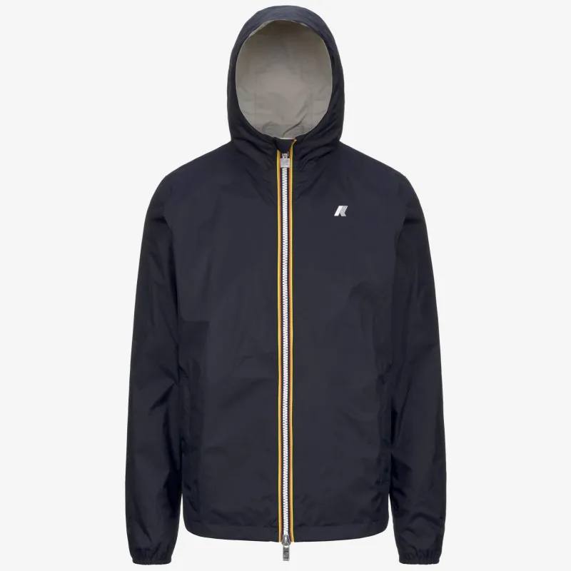 JAKE PLUS.2 REVERSIBLE - Jackets - Short - MAN - BLUE DEPTH-BEIGE LT sold by K-Way