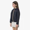 P. LILY PLUS.2 REVERSIBLE - Jackets - Short - GIRL - BLUE DEPTH-VIOLET SHEER sold by K-Way