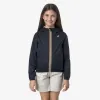 P. LILY PLUS.2 REVERSIBLE - Jackets - Short - GIRL - BLUE DEPTH-VIOLET SHEER sold by K-Way