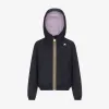 P. LILY PLUS.2 REVERSIBLE - Jackets - Short - GIRL - BLUE DEPTH-VIOLET SHEER sold by K-Way