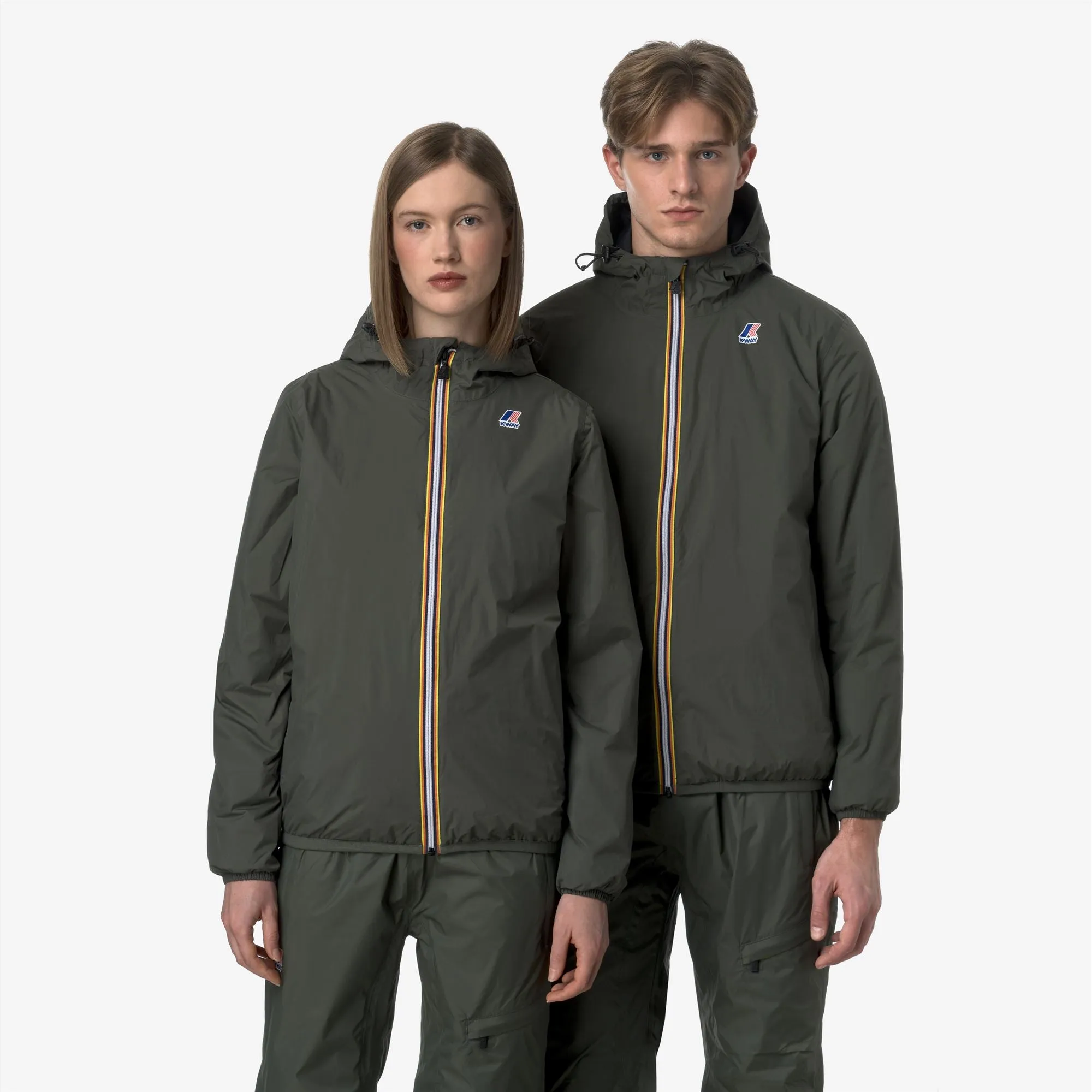 LE VRAI 4.0 CLAUDE WARM - Jackets - Mid - Unisex - GREEN BLACKISH sold by K-Way product image thumbnail 3