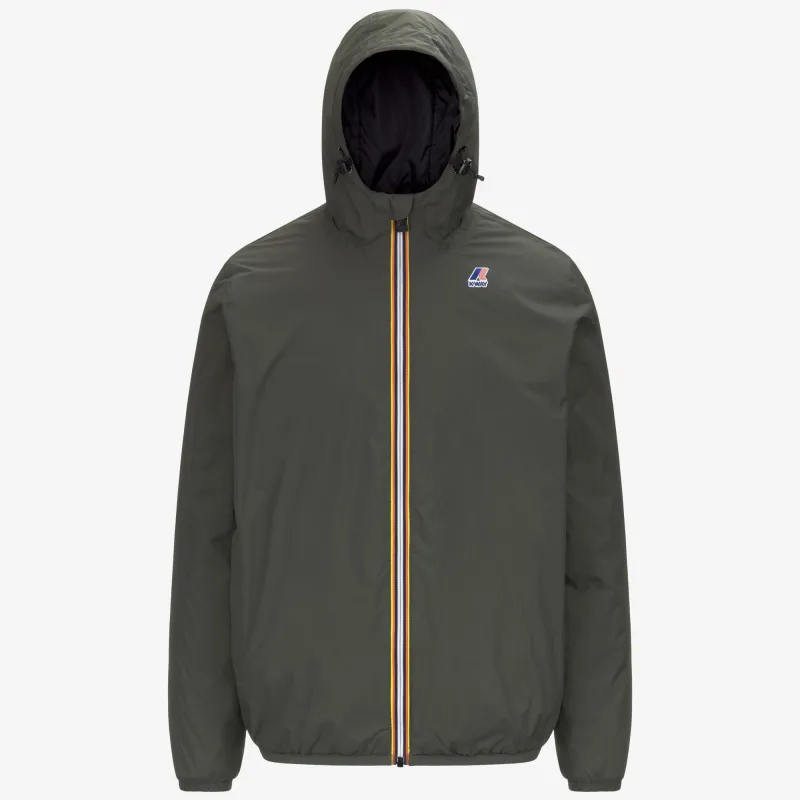LE VRAI 4.0 CLAUDE WARM - Jackets - Mid - Unisex - GREEN BLACKISH made by K-Way