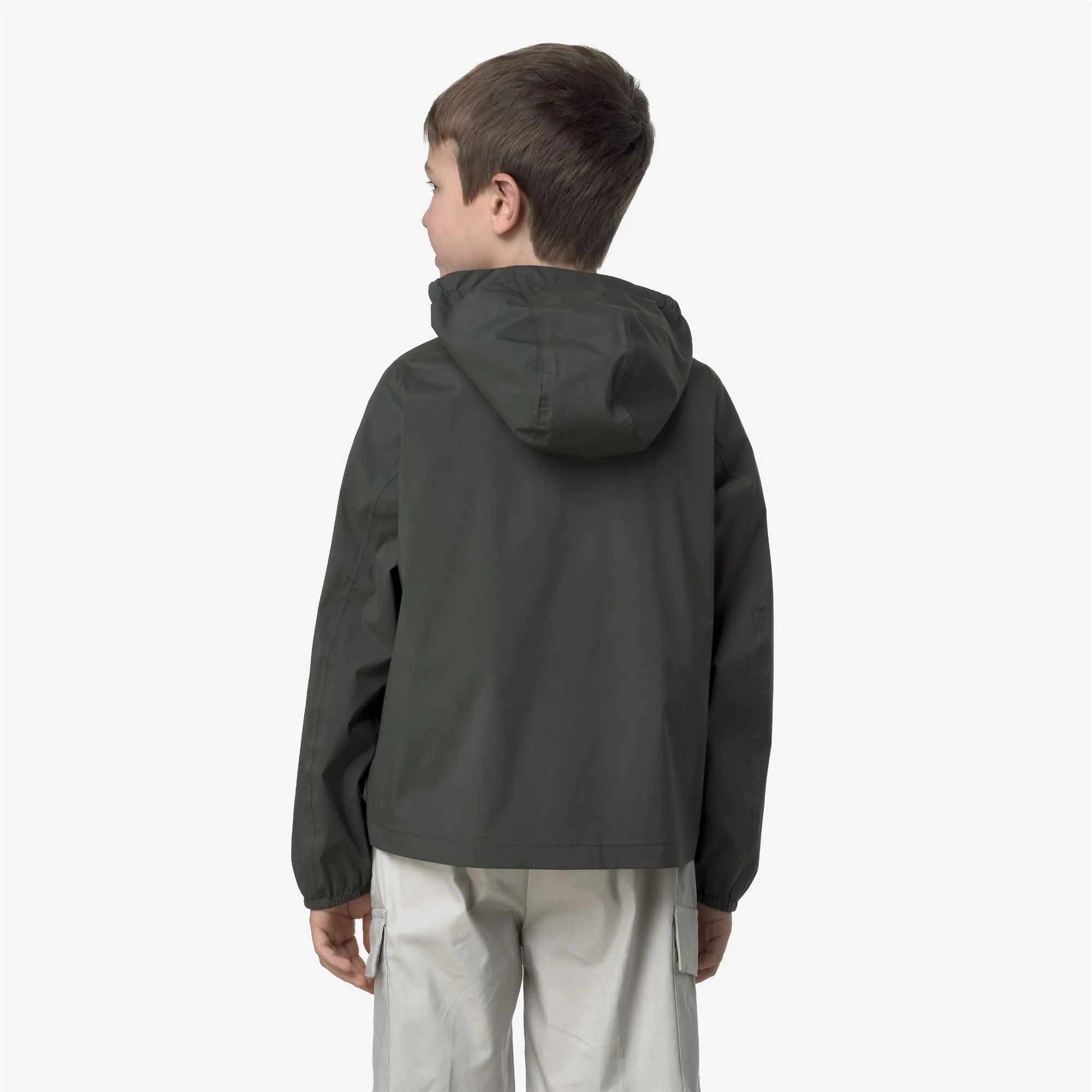 P. JACK STRETCH NYLON JERSEY - Jackets - Short - BOY - GREEN BLACKISH sold by K-Way product image thumbnail 5
