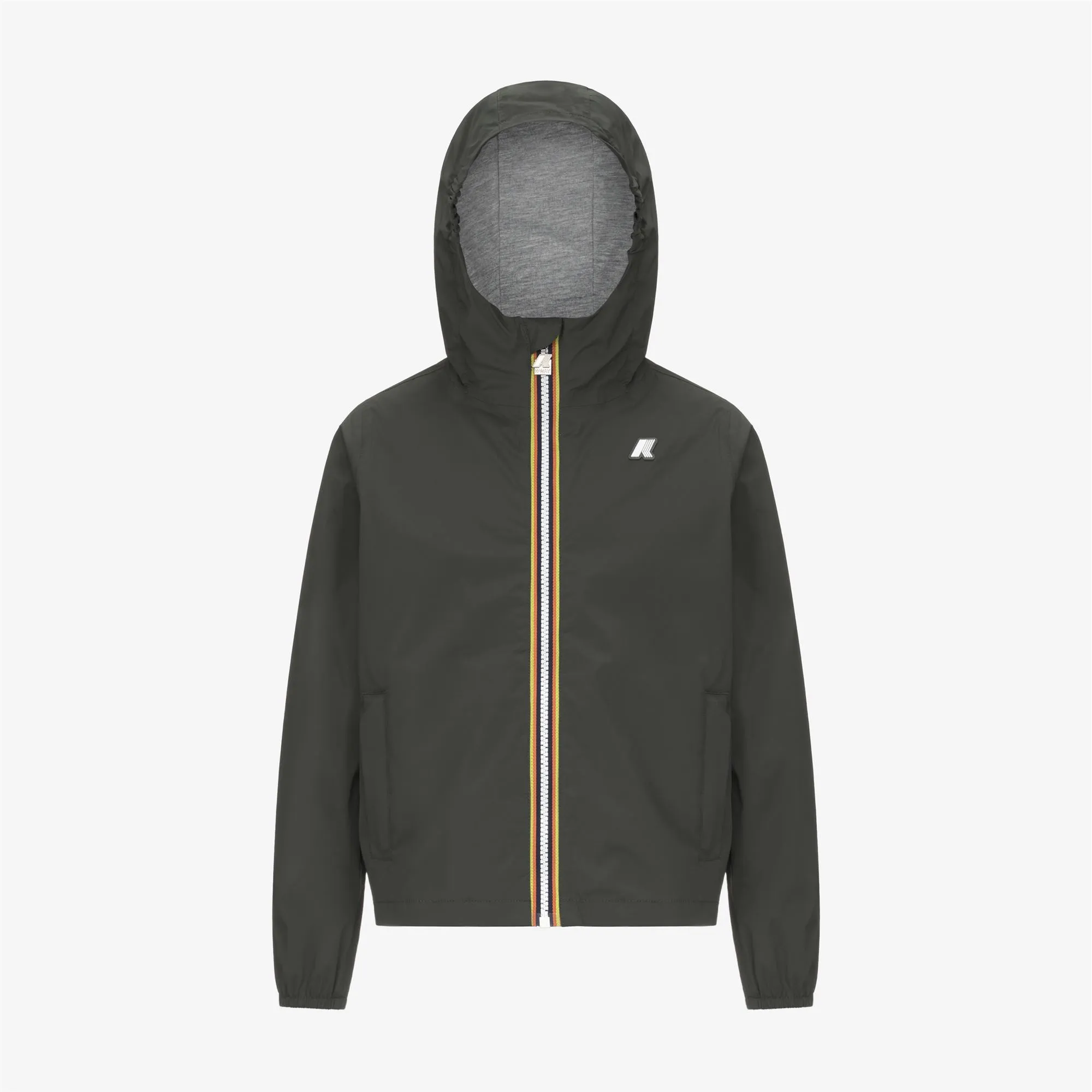 P. JACK STRETCH NYLON JERSEY - Jackets - Short - BOY - GREEN BLACKISH sold by K-Way