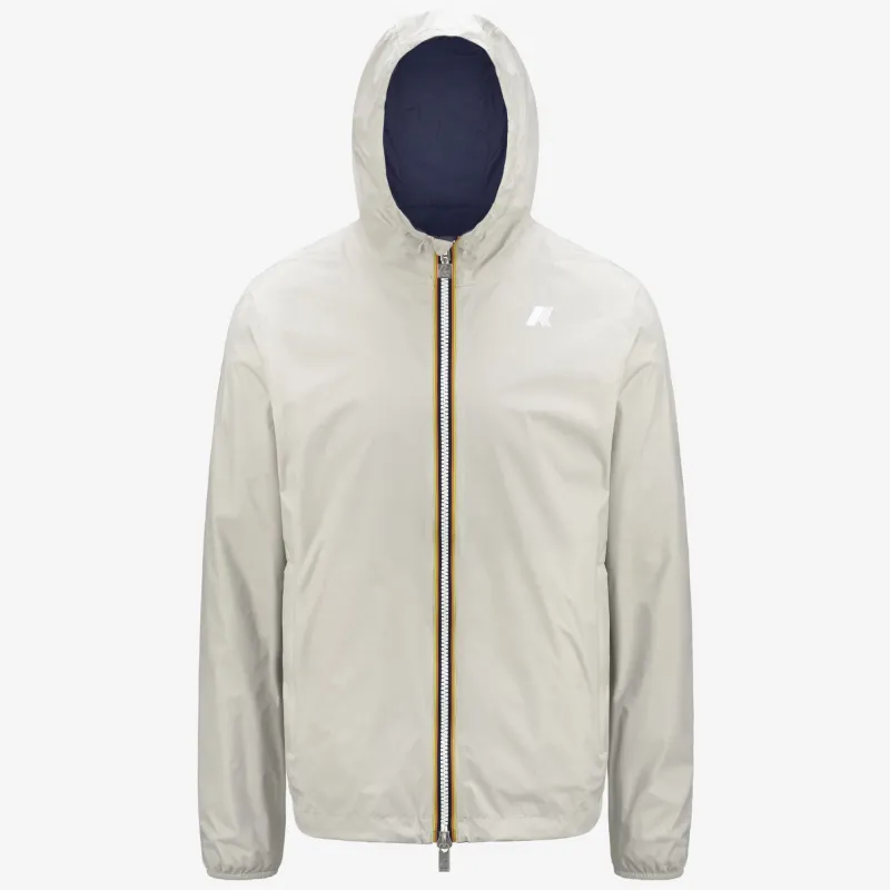 JAKE PLUS.2 REVERSIBLE - Jackets - Short - MAN - BEIGE LT-BLUE DEEP COBALT sold by K-Way