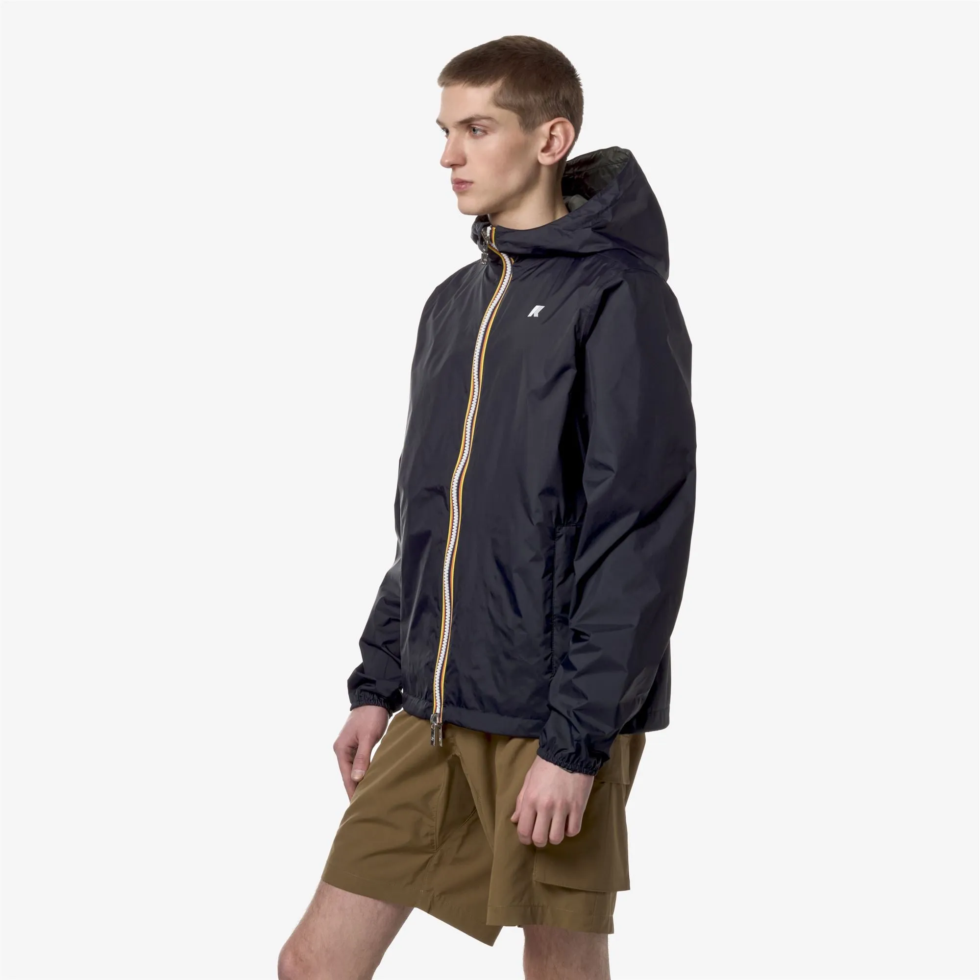 JAKE PLUS.2 REVERSIBLE - Jackets - Short - MAN - BLUE D-GREEN B sold by K-Way product image thumbnail 5