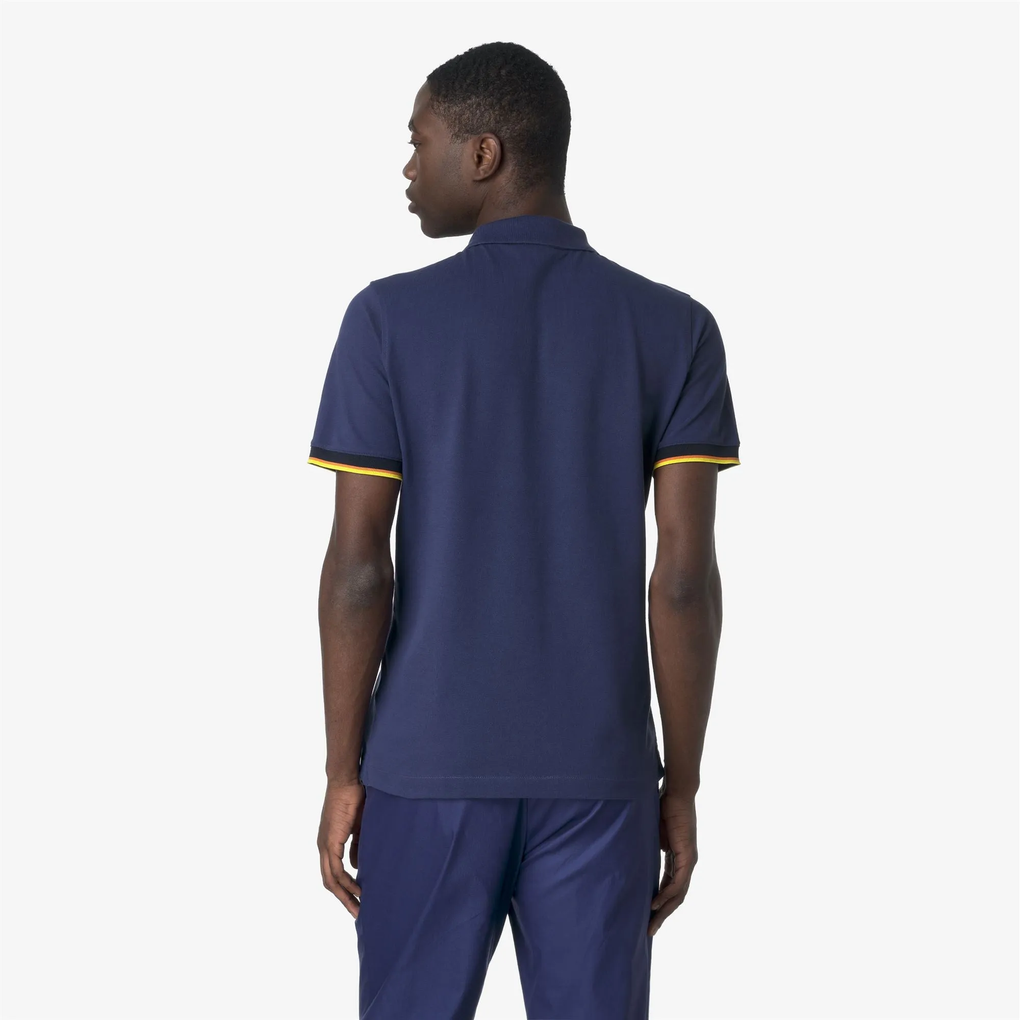 VINCENT PIQUE - Polo Shirts - Polo - MAN - BLUE DEEP COBALT sold by K-Way product image thumbnail 5