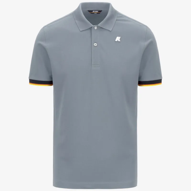 VINCENT PIQUE - Polo Shirts - Polo - MAN - GREY MD sold by K-Way
