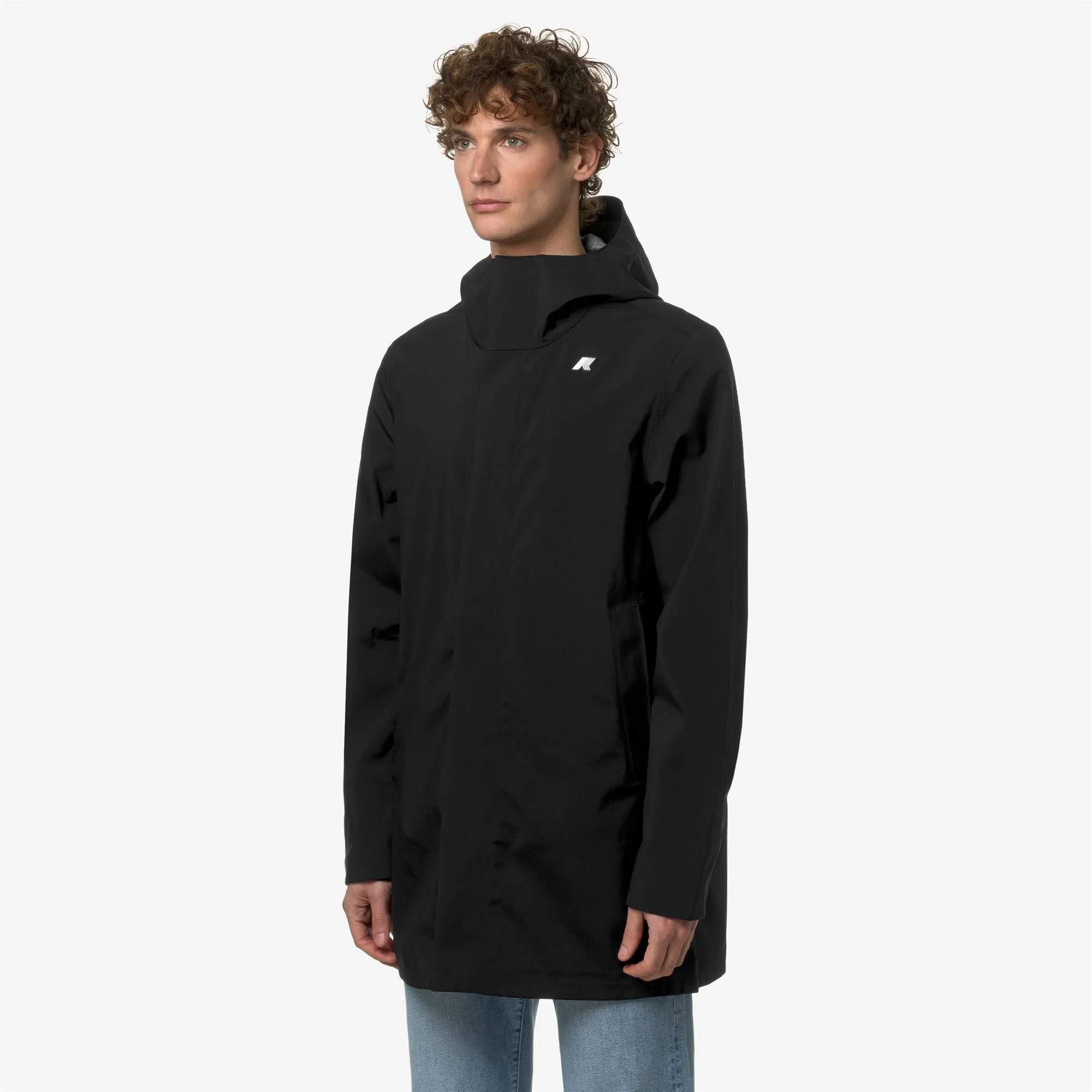 TOMMY BONDED JERSEY - Jackets - 3/4 Length - Man - Black Pure sold by K-Way product image thumbnail 4