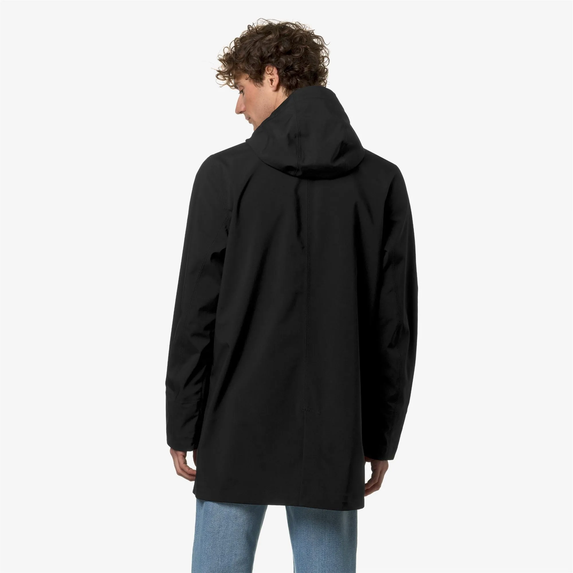 TOMMY BONDED JERSEY - Jackets - 3/4 Length - Man - Black Pure sold by K-Way product image thumbnail 5