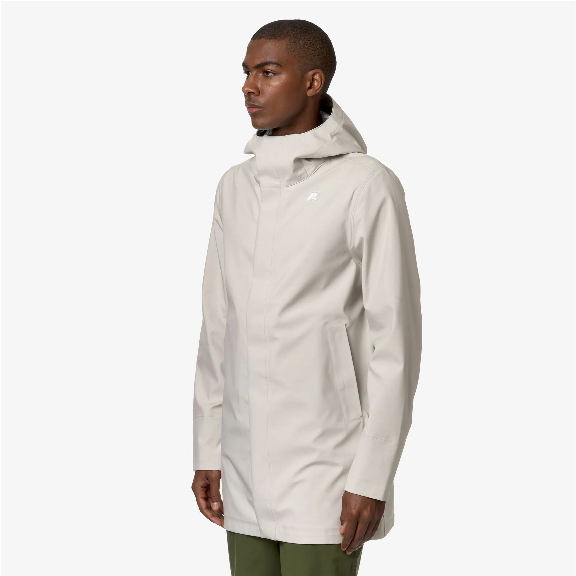 TOMMY BONDED JERSEY - Jackets - 3/4 Length - Man - BEIGE LT sold by K-Way product image thumbnail 4