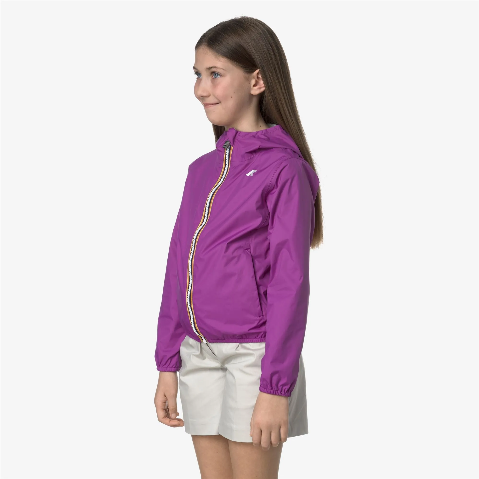 P. LILY PLUS.2 DOUBLE - Jackets - Short - Girl - Violet-BEIGE LT sold by K-Way product image thumbnail 5
