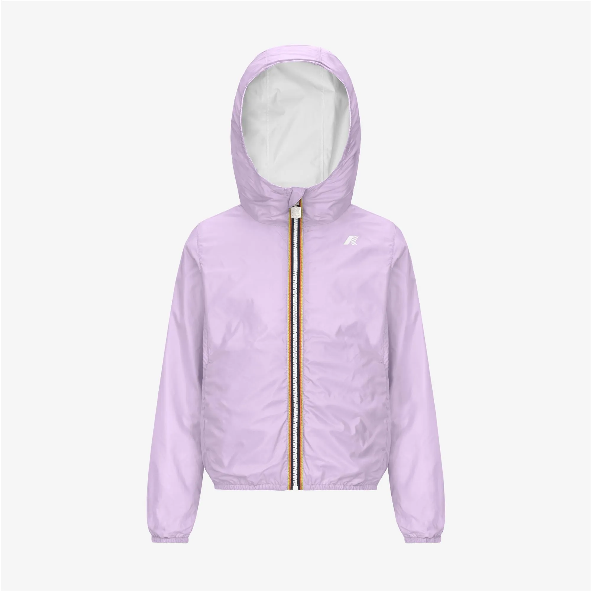 P. LILY PLUS.2 REVERSIBLE - Jackets - Short - GIRL - WHITE-VIOLET LT LILAC sold by K-Way product image thumbnail 2
