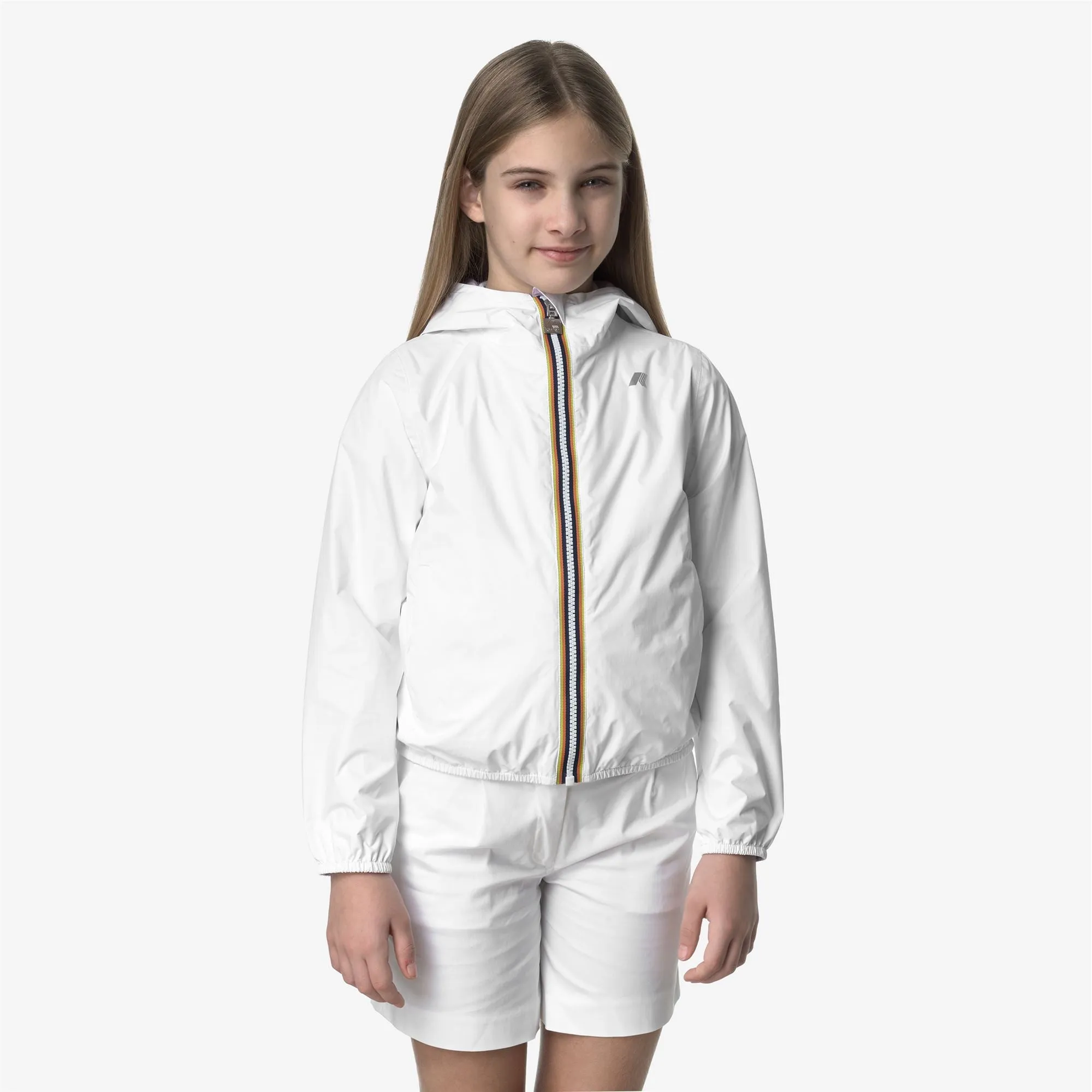 P. LILY PLUS.2 REVERSIBLE - Jackets - Short - GIRL - WHITE-VIOLET LT LILAC sold by K-Way product image thumbnail 4