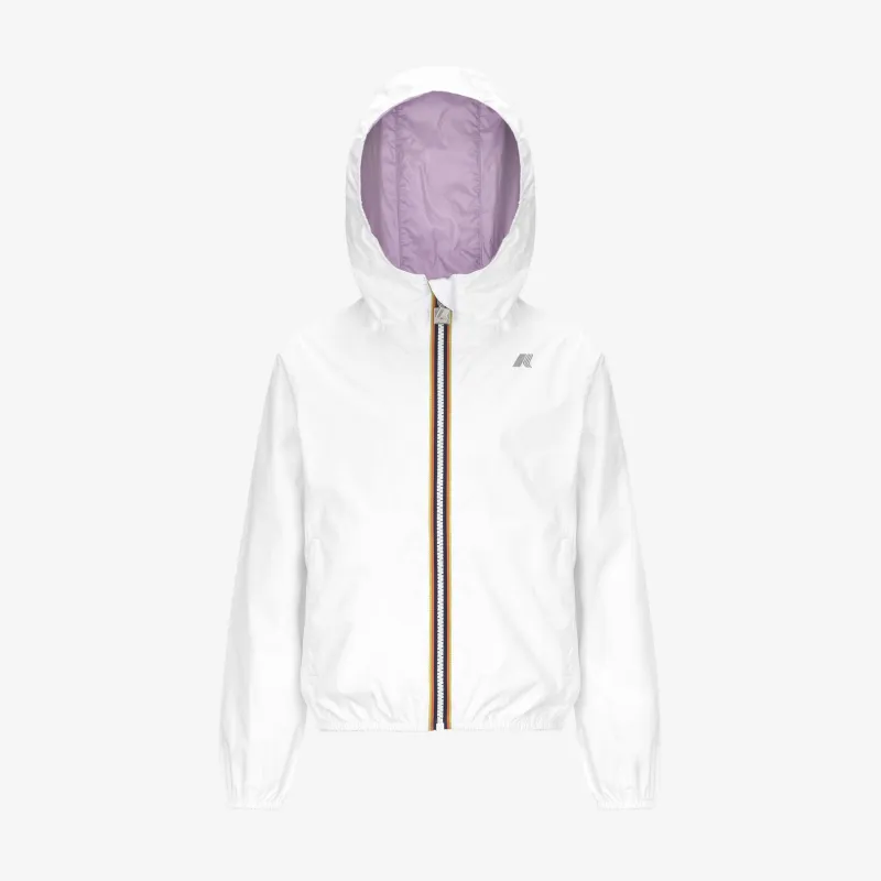 P. LILY PLUS.2 REVERSIBLE - Jackets - Short - GIRL - WHITE-VIOLET LT LILAC sold by K-Way