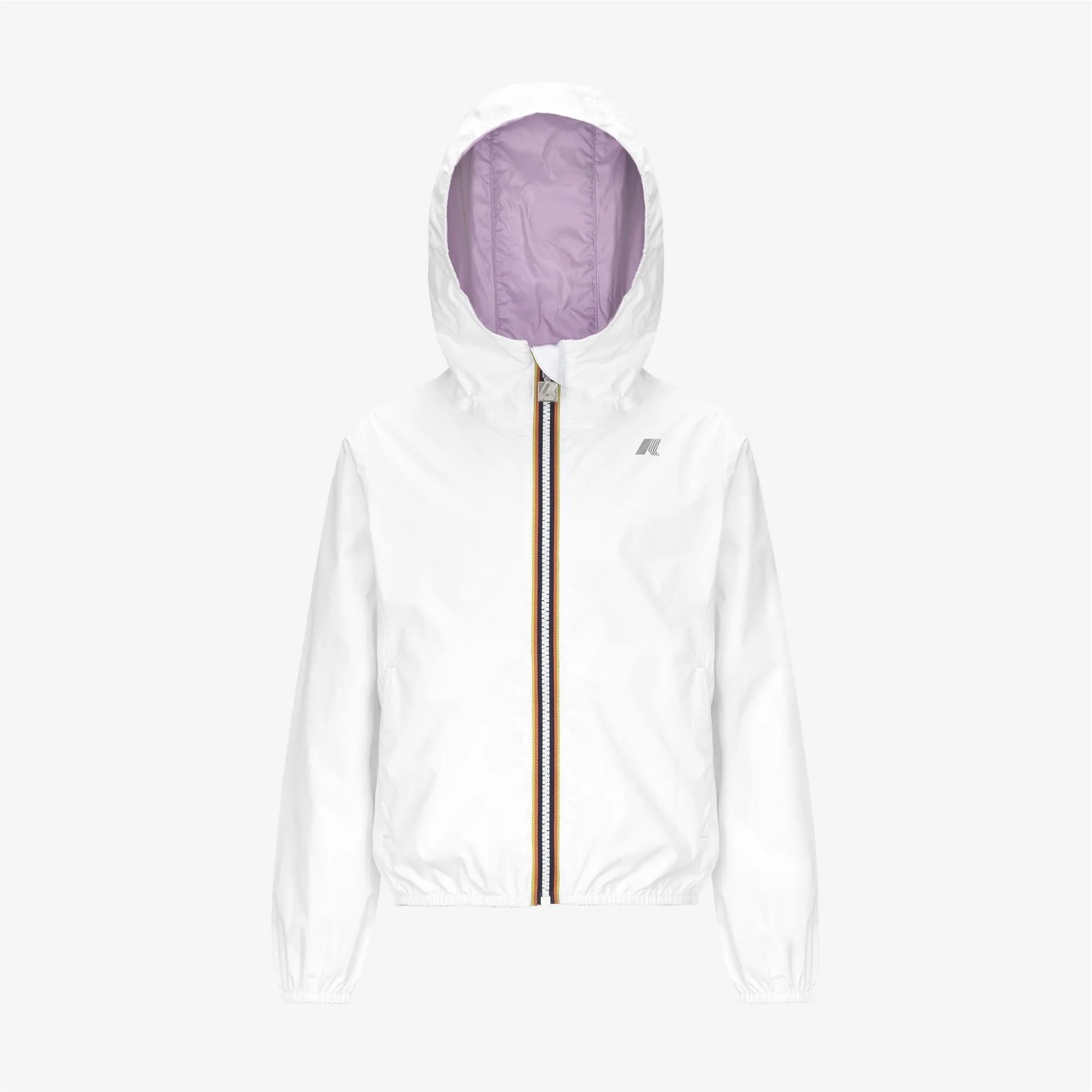 P. LILY PLUS.2 REVERSIBLE - Jackets - Short - GIRL - WHITE-VIOLET LT LILAC sold by K-Way
