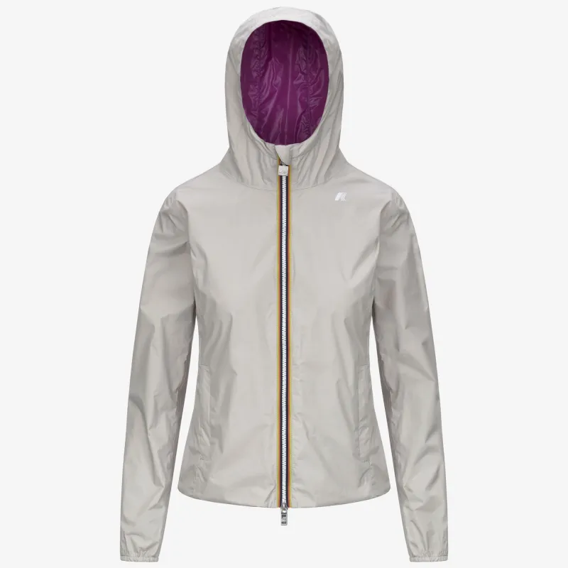 LILY PLUS.2 REVERSIBLE - Jackets - Short - WOMAN - BEIGE LT-VIOLET sold by K-Way