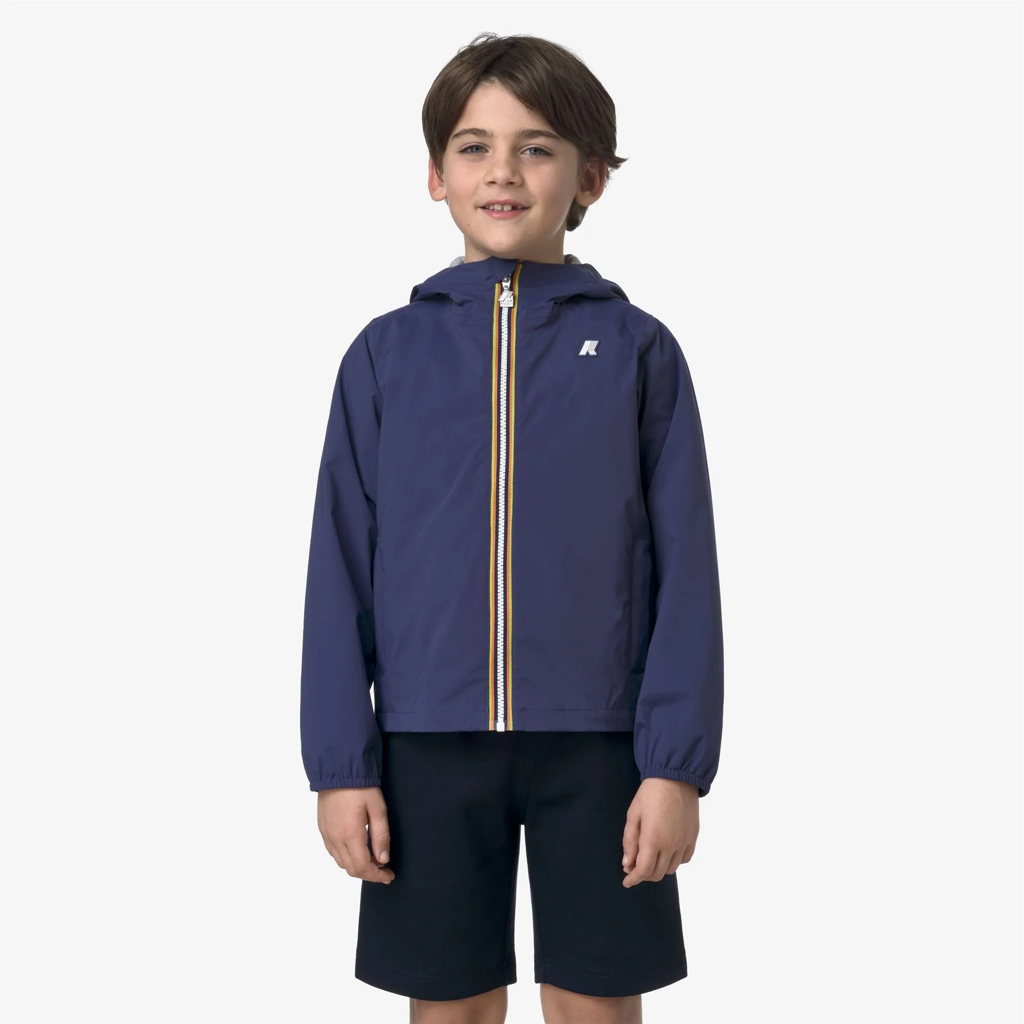 P. JACK STRETCH NYLON JERSEY - Jackets - Short - BOY - BLUE DEEP COBALT sold by K-Way product image thumbnail 3