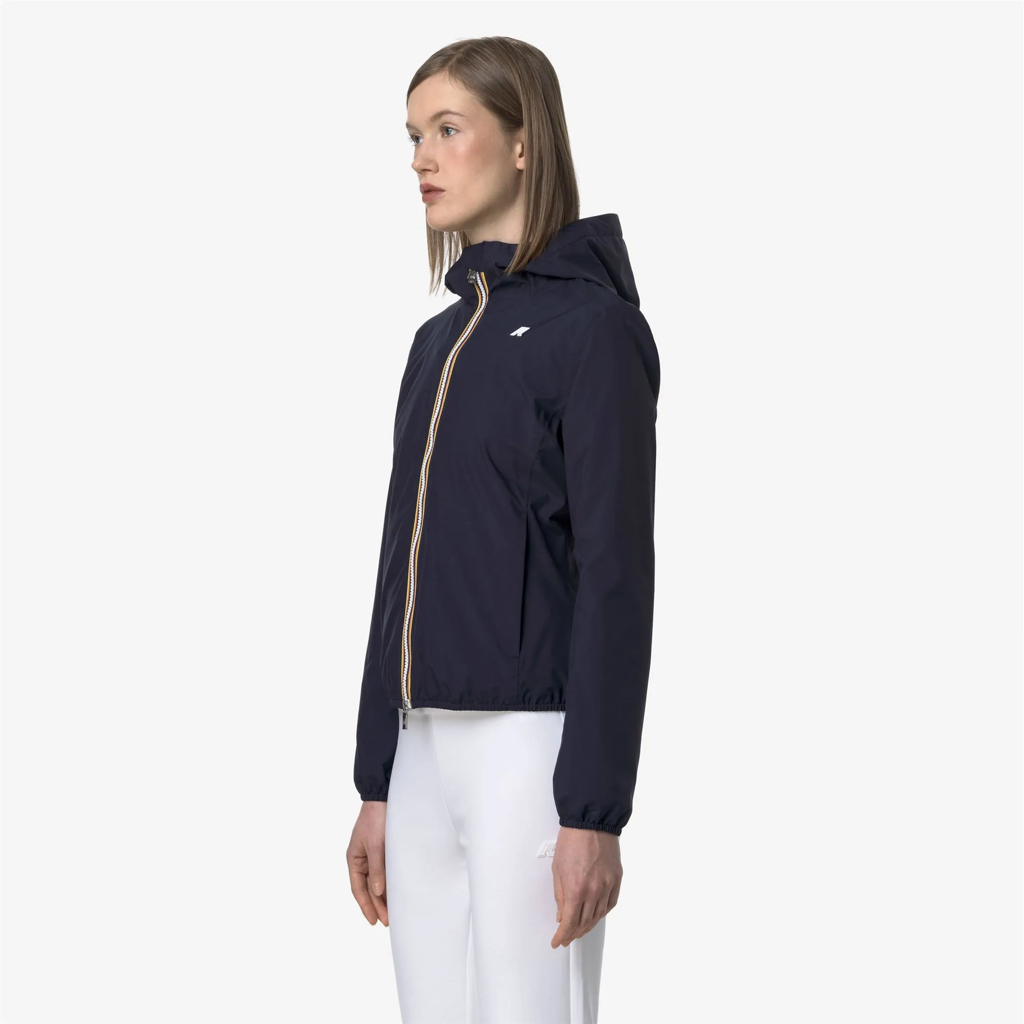 LILY STRETCH POLY JERSEY - Jackets - Short - WOMAN - BLUE DEPTH sold by K-Way product image thumbnail 4
