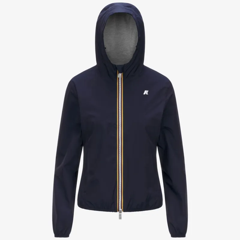 LILY STRETCH POLY JERSEY - Jackets - Short - WOMAN - BLUE DEPTH sold by K-Way