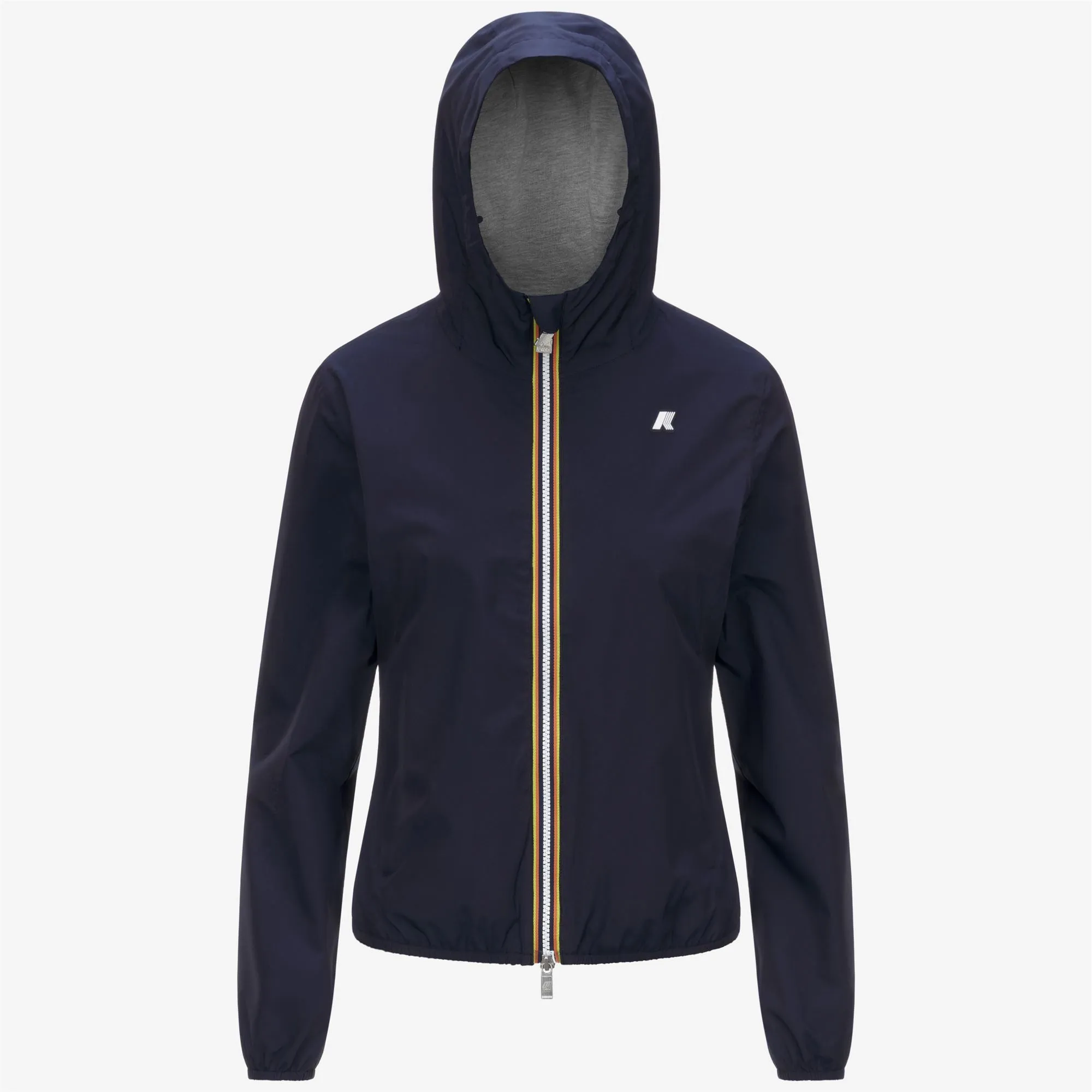 LILY STRETCH POLY JERSEY - Jackets - Short - WOMAN - BLUE DEPTH sold by K-Way