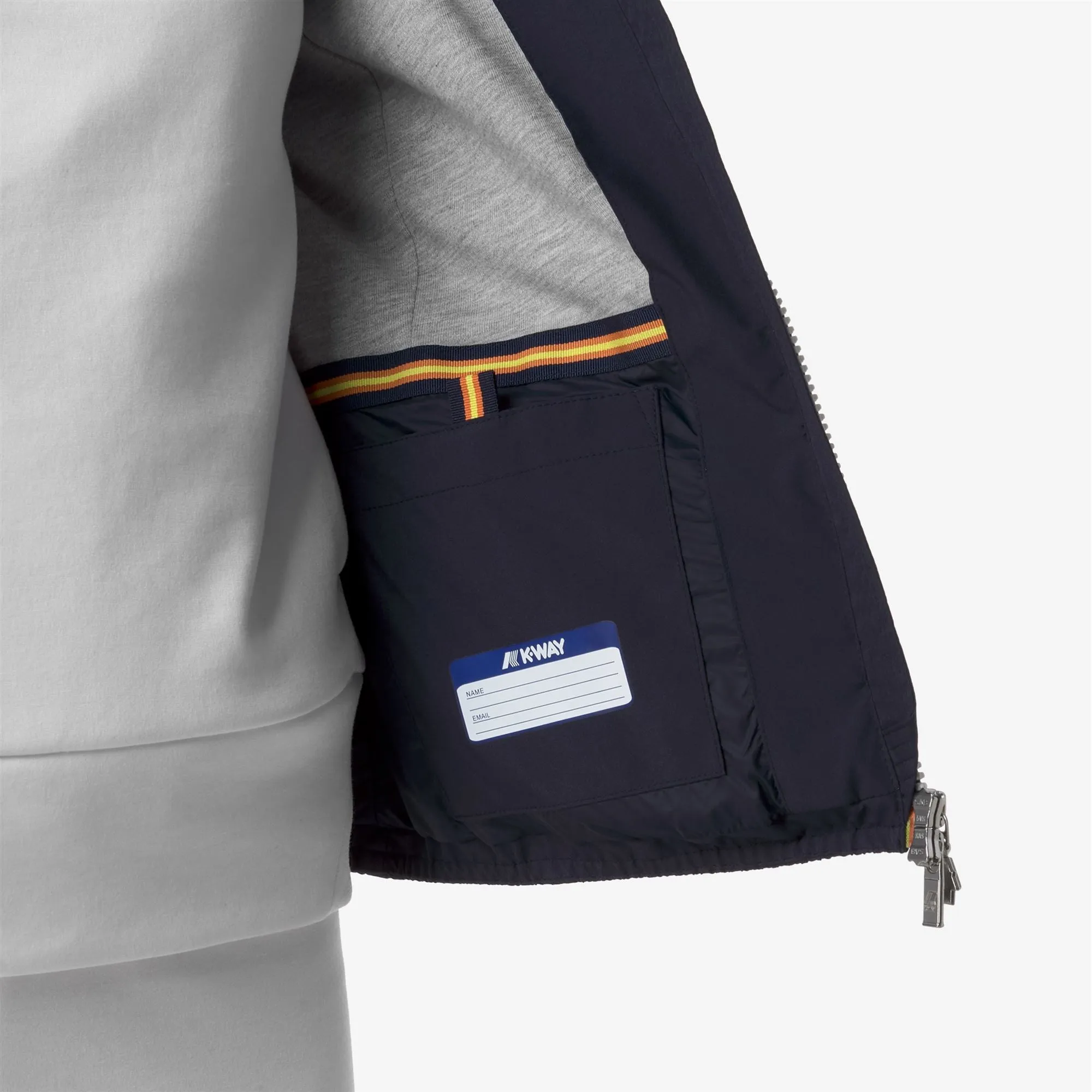 LILY STRETCH POLY JERSEY - Jackets - Short - WOMAN - BLUE DEPTH sold by K-Way product image thumbnail 2