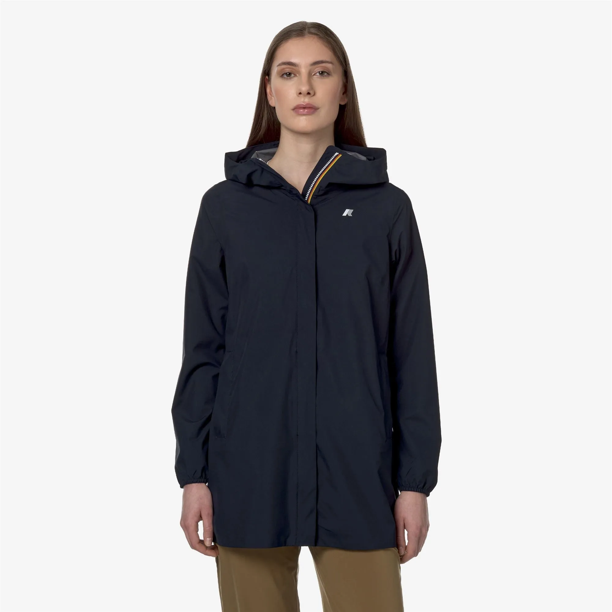 SOPHIE STRETCH DOT - Jackets - Mid - Woman - Blue Depth sold by K-Way product image thumbnail 3