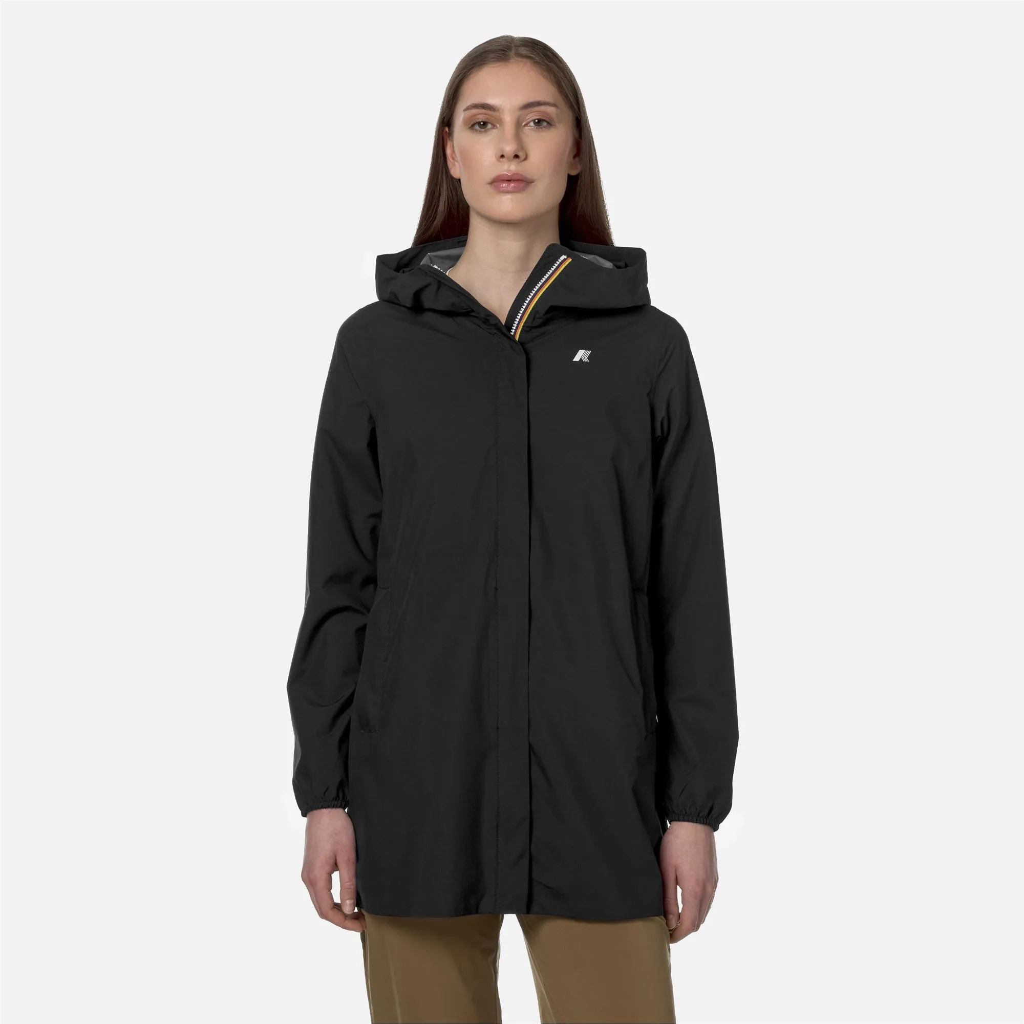 SOPHIE STRETCH DOT - Jackets - Mid - Woman - Black Pure sold by K-Way product image thumbnail 3