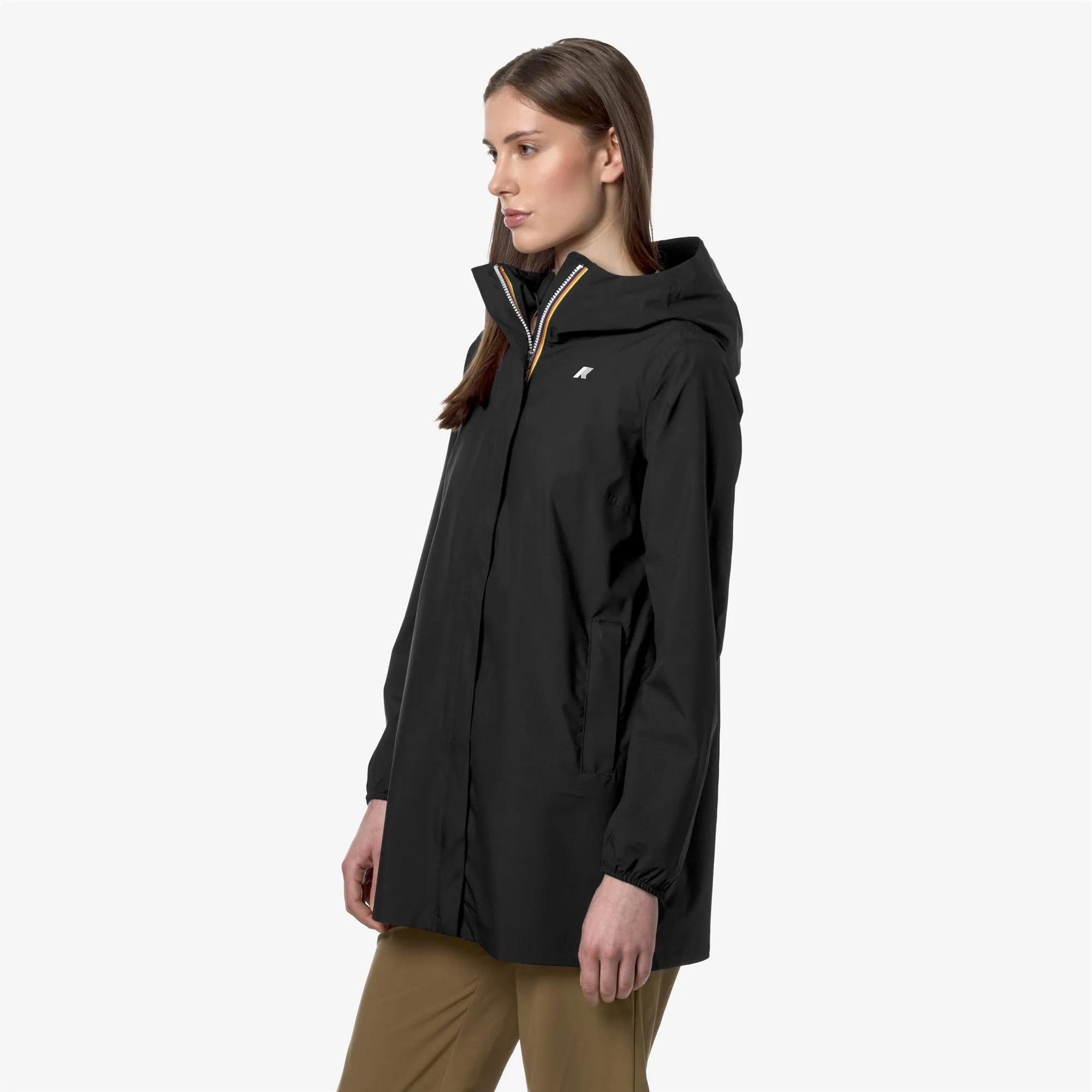 SOPHIE STRETCH DOT - Jackets - Mid - Woman - Black Pure sold by K-Way product image thumbnail 4