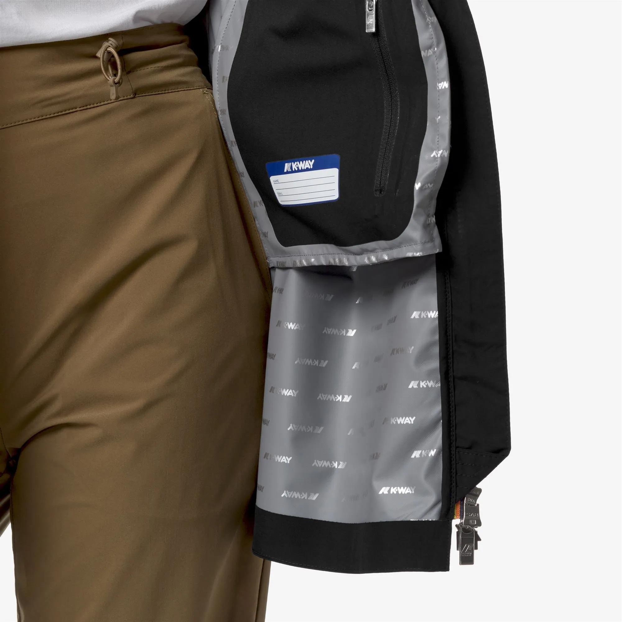 SOPHIE STRETCH DOT - Jackets - Mid - Woman - Black Pure sold by K-Way product image thumbnail 2