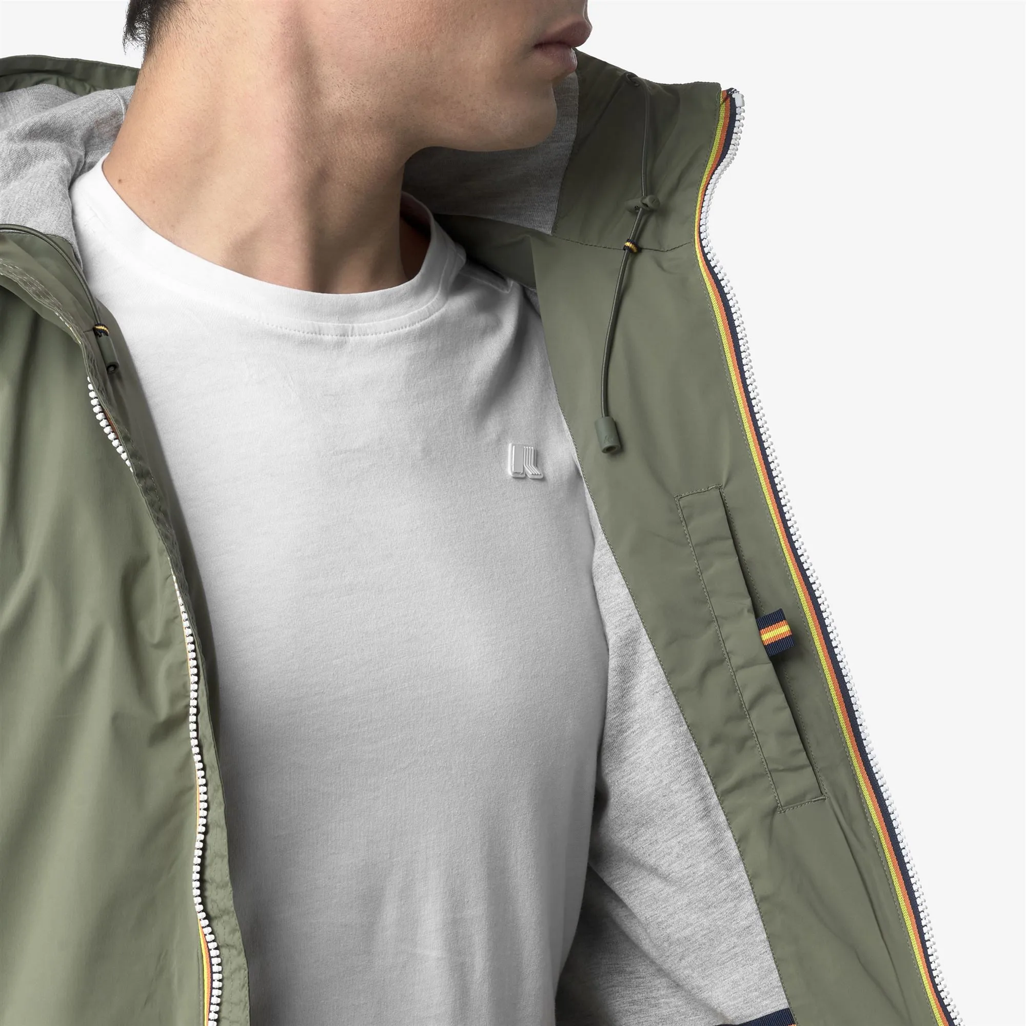 JACK STRETCH NYLON JERSEY - Jackets - Short - Man - Green Lichen sold by K-Way product image thumbnail 2