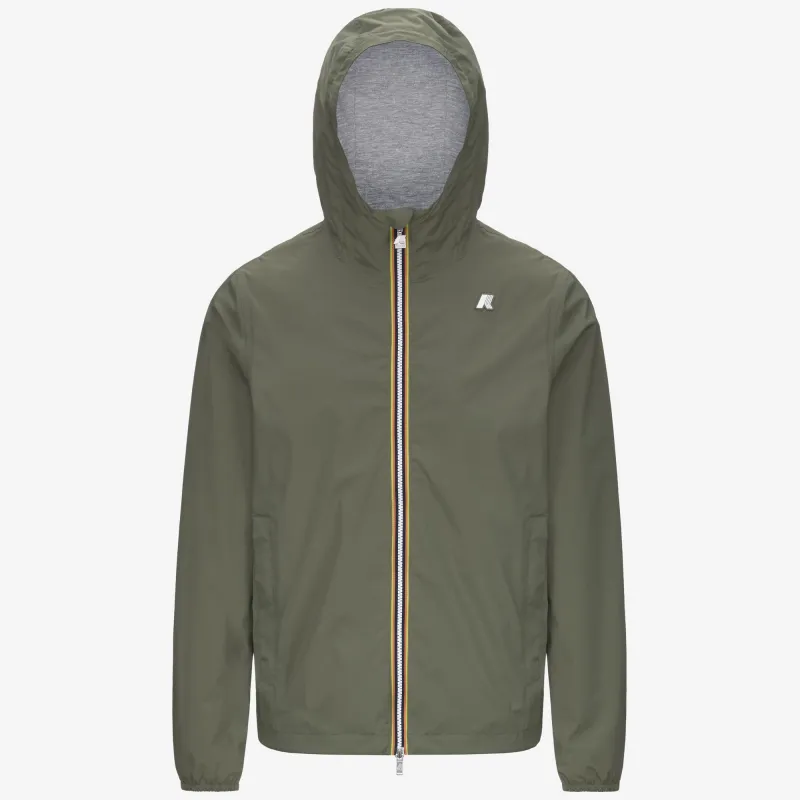 JACK  STRETCH NYLON JERSEY - Jackets - Short - Man - Green Lichen made by K-Way