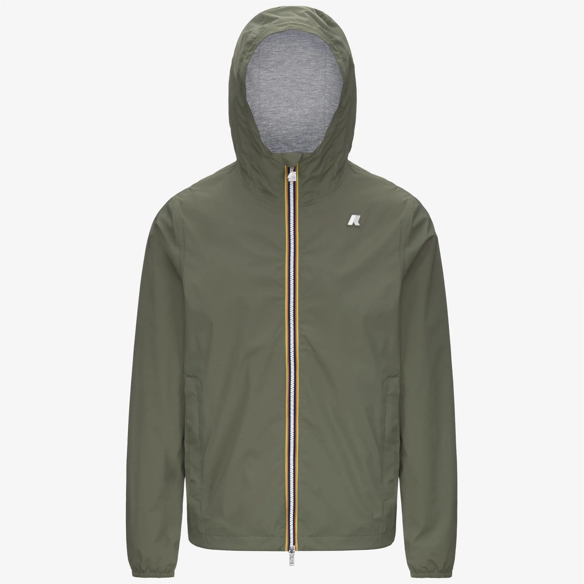 JACK STRETCH NYLON JERSEY - Jackets - Short - Man - Green Lichen sold by K-Way