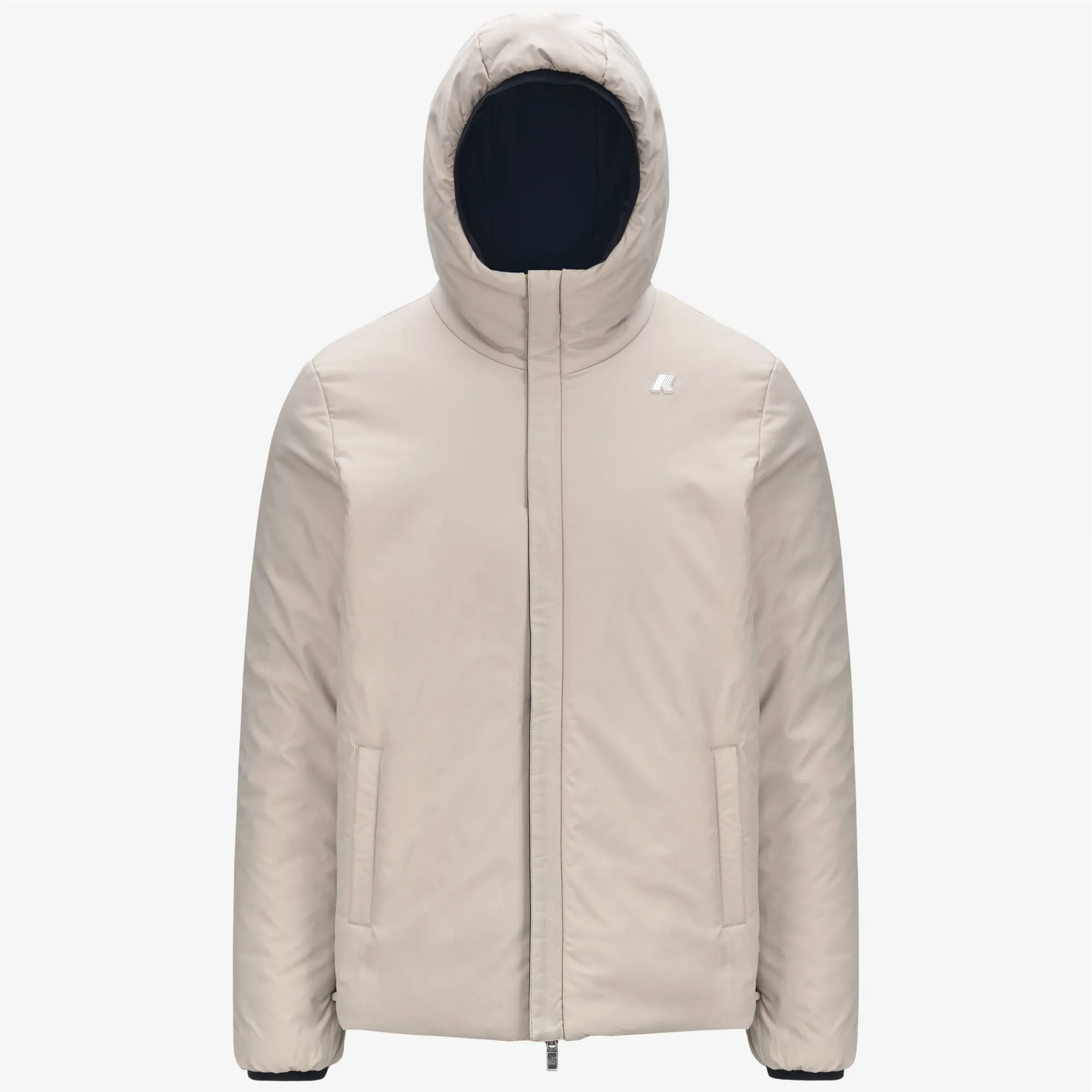 JACK ST WARM REVERSIBLE - Jackets - Short - MAN - BLUE DEPTH-BEIGE GREY sold by K-Way product image thumbnail 2