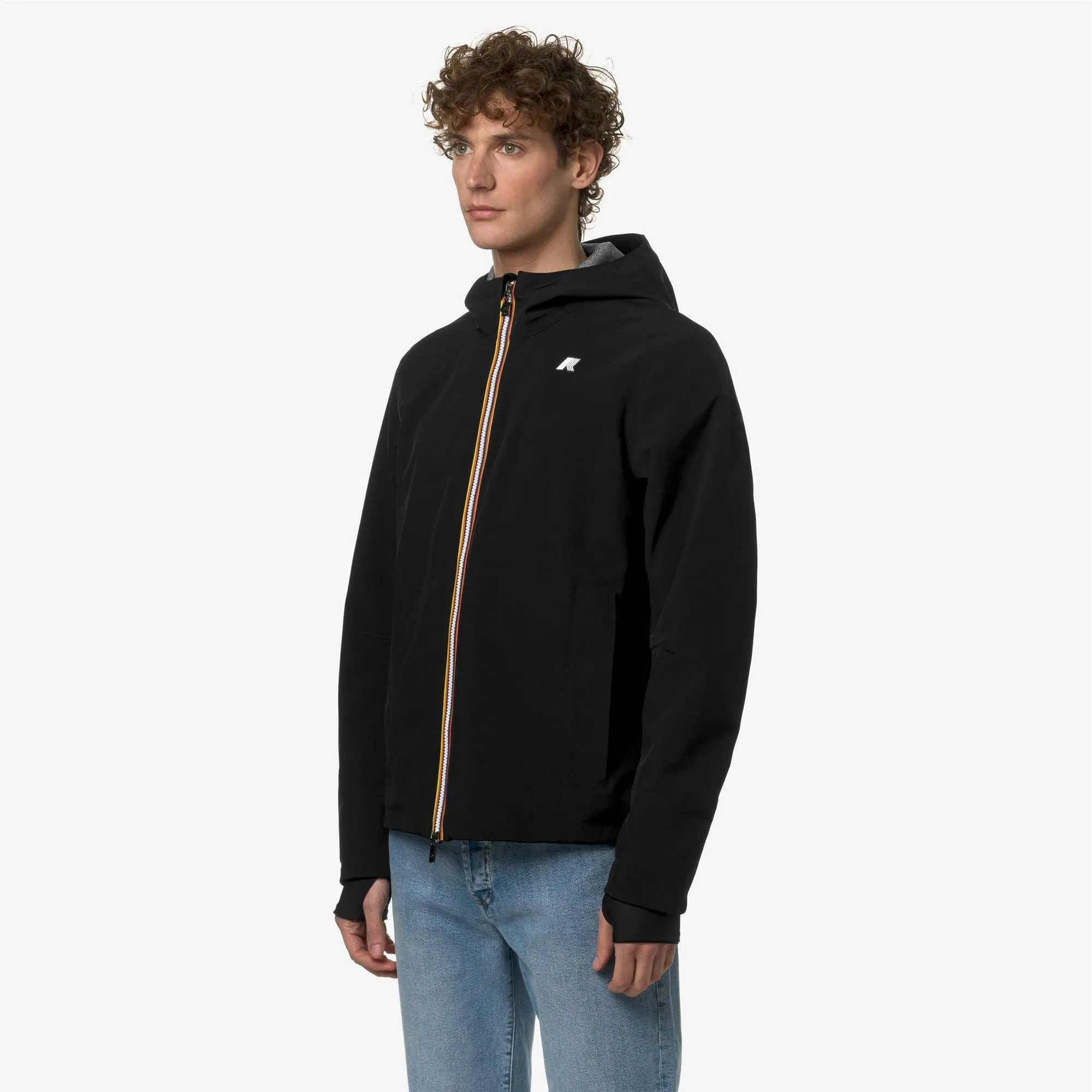 JACKO BONDED JERSEY - Jackets - Short - Man - Black Pure sold by K-Way product image thumbnail 4