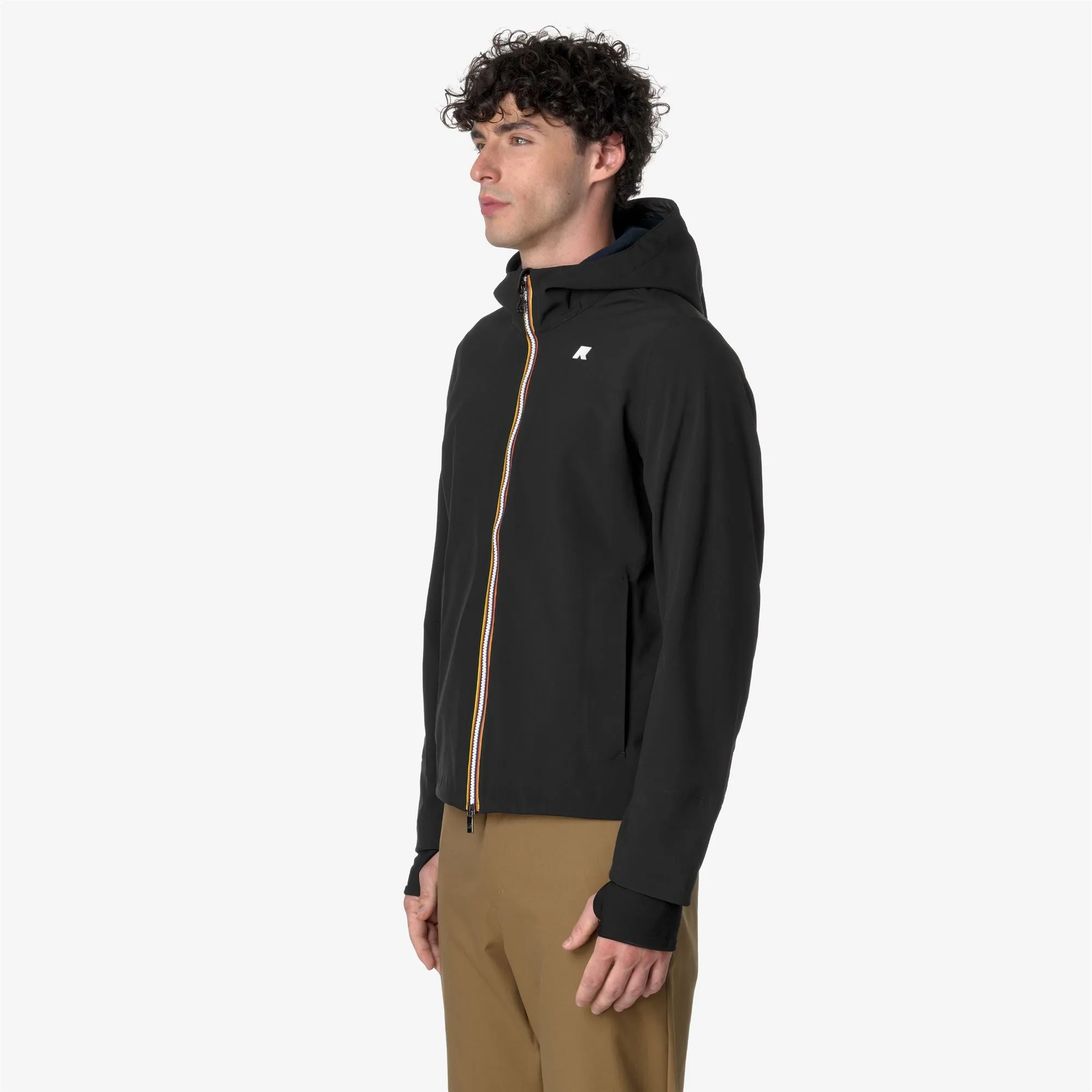 JACKO BONDED - Jackets - Short - Man - Black-Blue Depth-Black Pure-Blue Depth sold by K-Way product image thumbnail 4