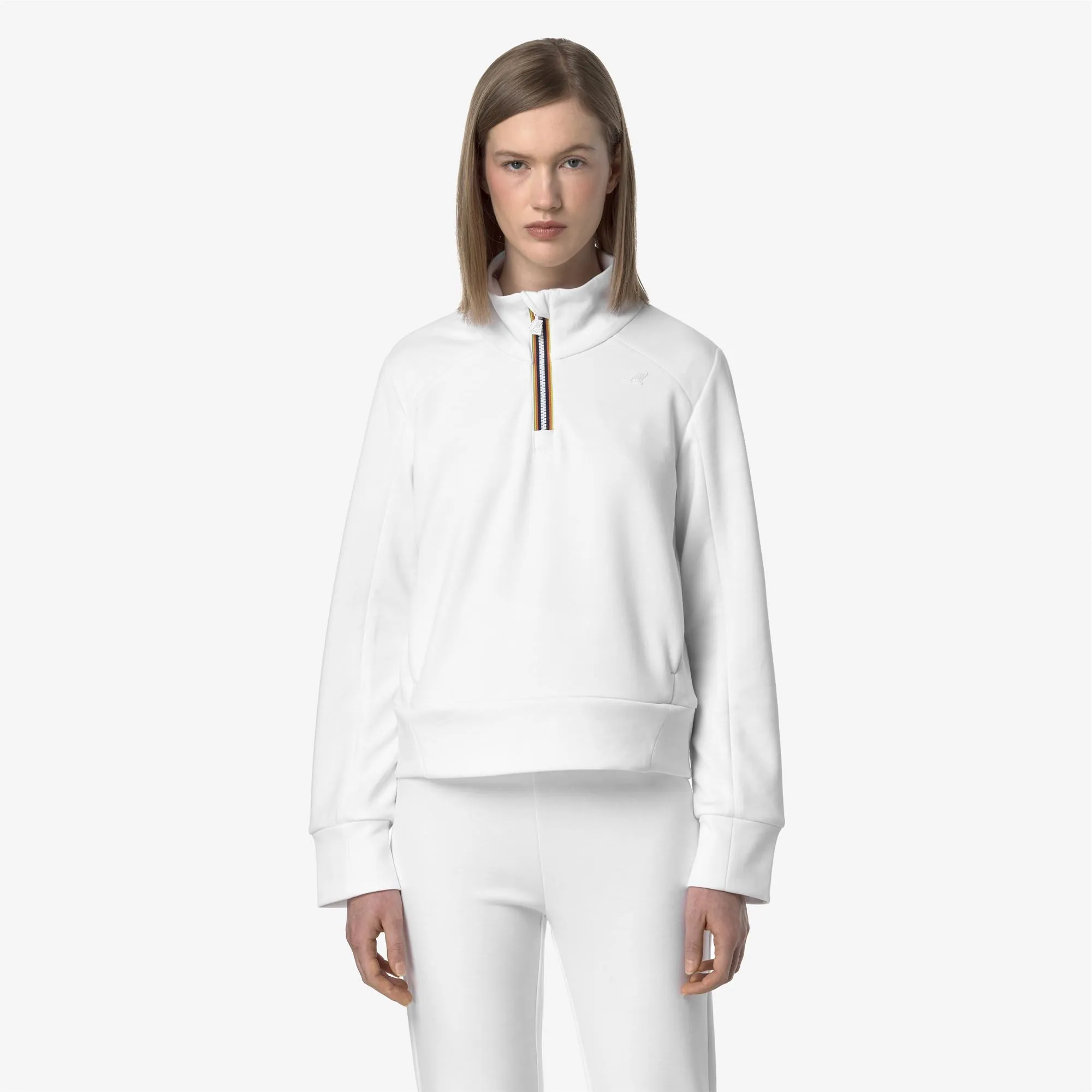 LOUEN LIGHT SPACER - Fleece - Jumper - WOMAN - WHITE sold by K-Way product image thumbnail 3