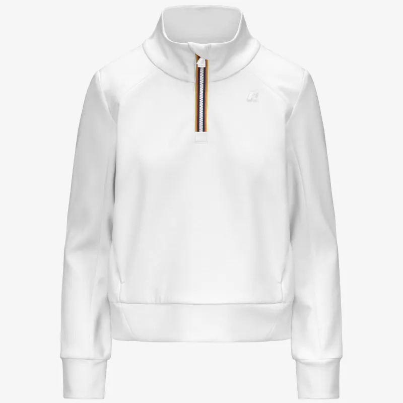 LOUEN LIGHT SPACER - Fleece - Jumper - WOMAN - WHITE sold by K-Way
