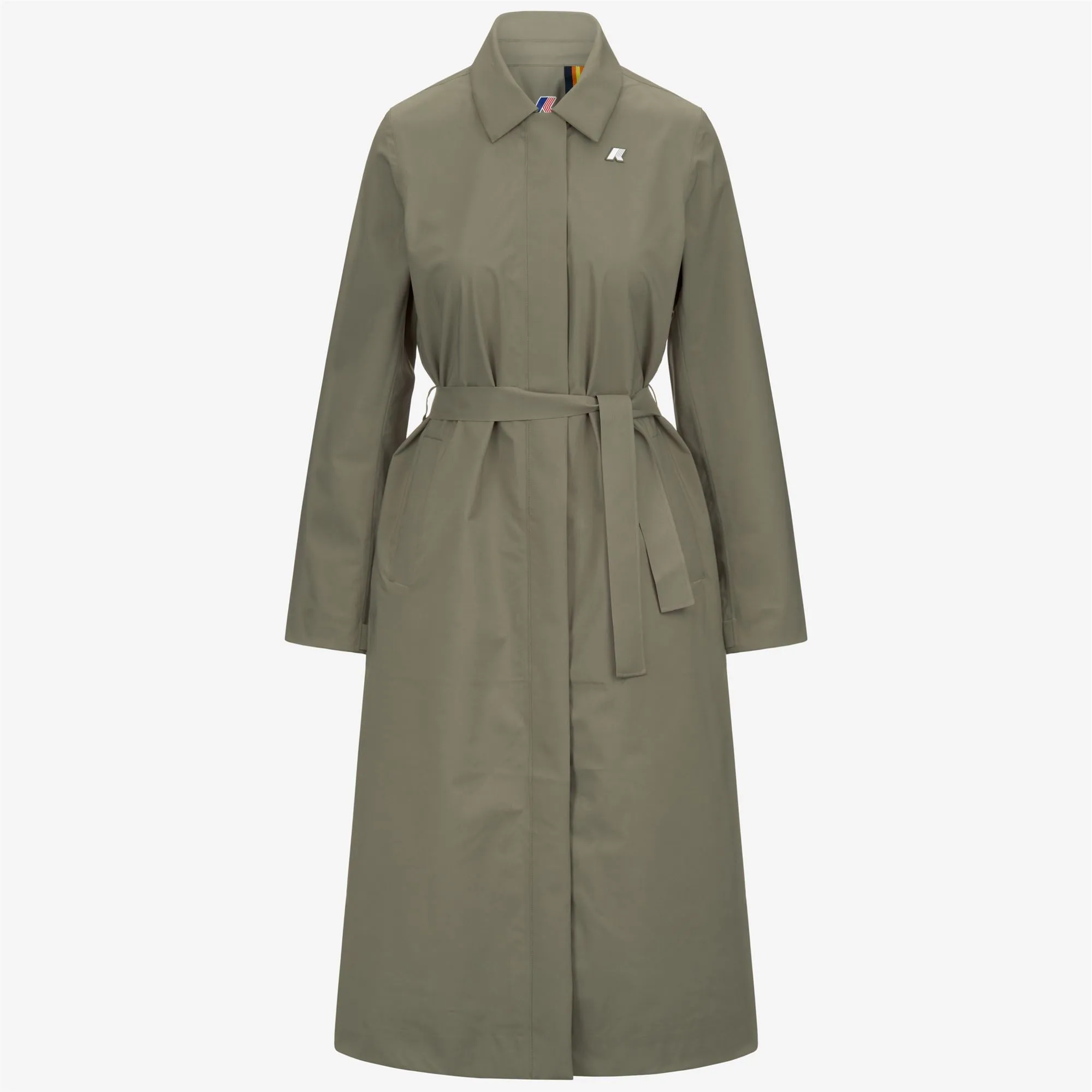 BARBRA STRETCH 2L - Jackets - Long - WOMAN - GREEN LICHEN sold by K-Way