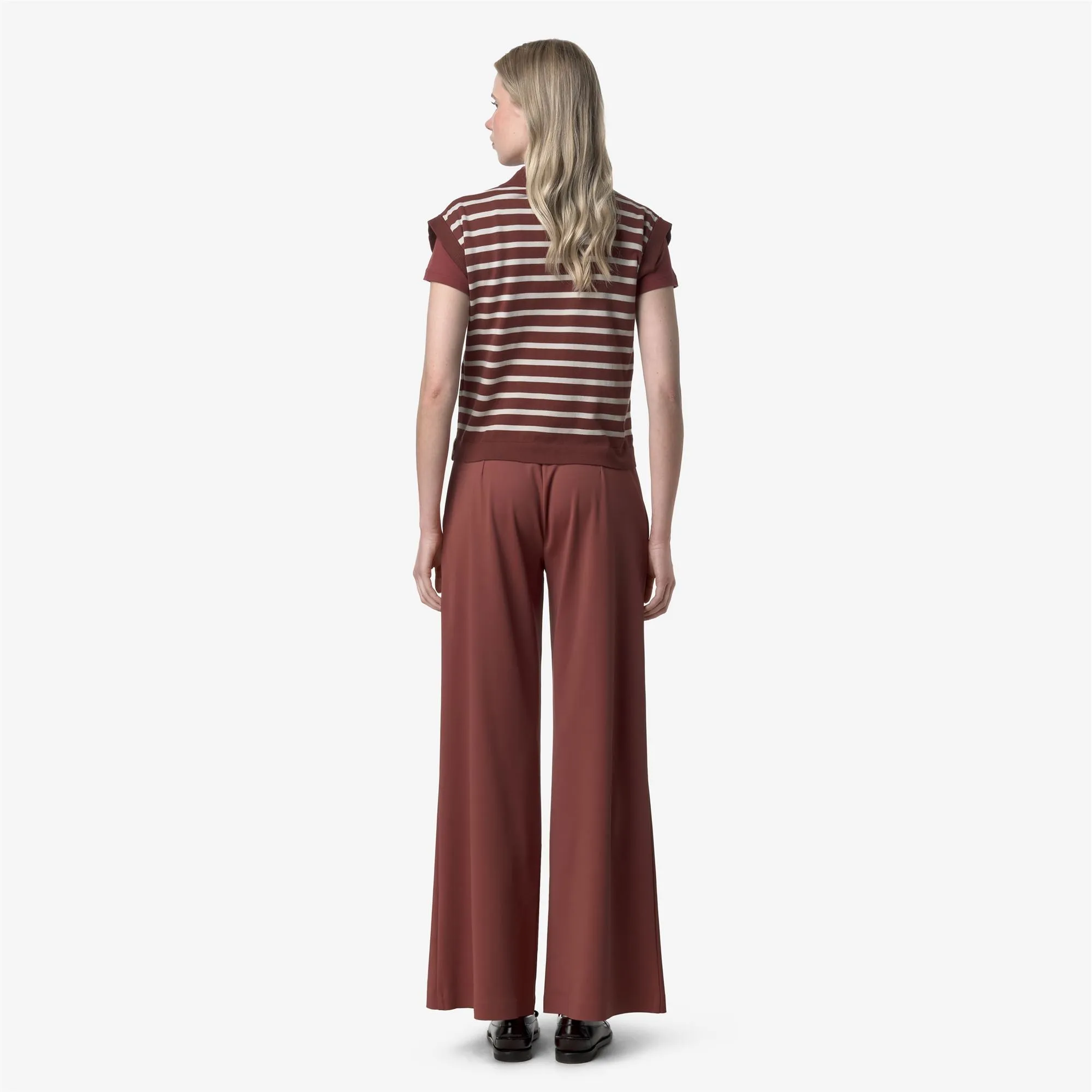 JALLE SL SPACER - Pants - Sport Trousers - WOMAN - RED BROWNISH sold by K-Way product image thumbnail 5