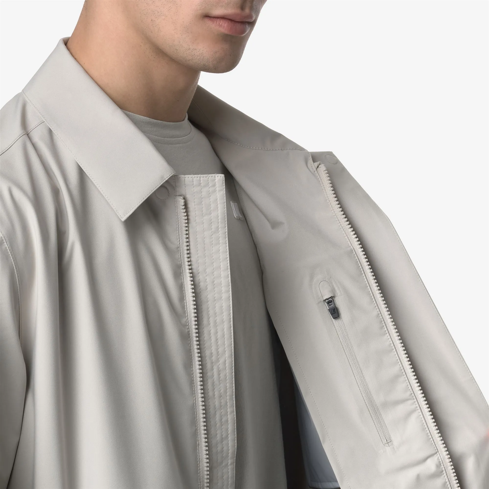 KENLEY STRETCH 2L - Jackets - 3/4 LENGTH - MAN - BEIGE LT sold by K-Way product image thumbnail 2