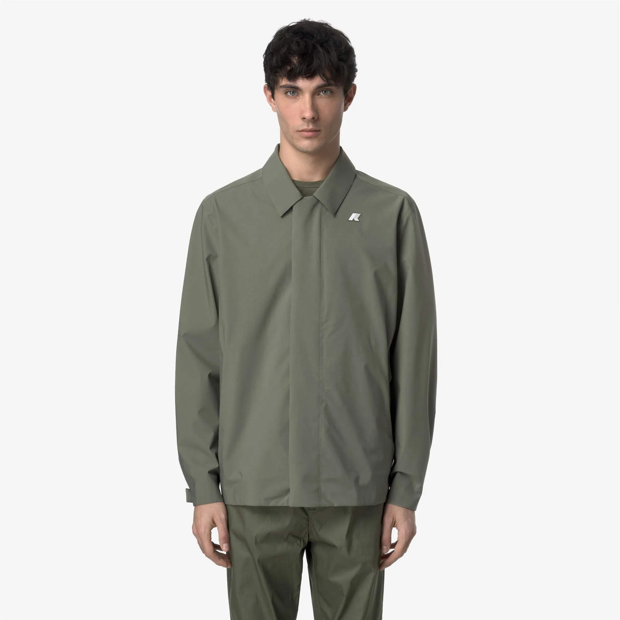 BROEN STRETCH 2L - Jackets - Short - MAN - GREEN LICHEN sold by K-Way product image thumbnail 3