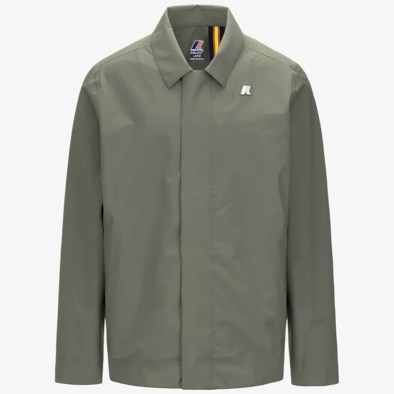BROEN STRETCH 2L - Jackets - Short - MAN - GREEN LICHEN made by K-Way