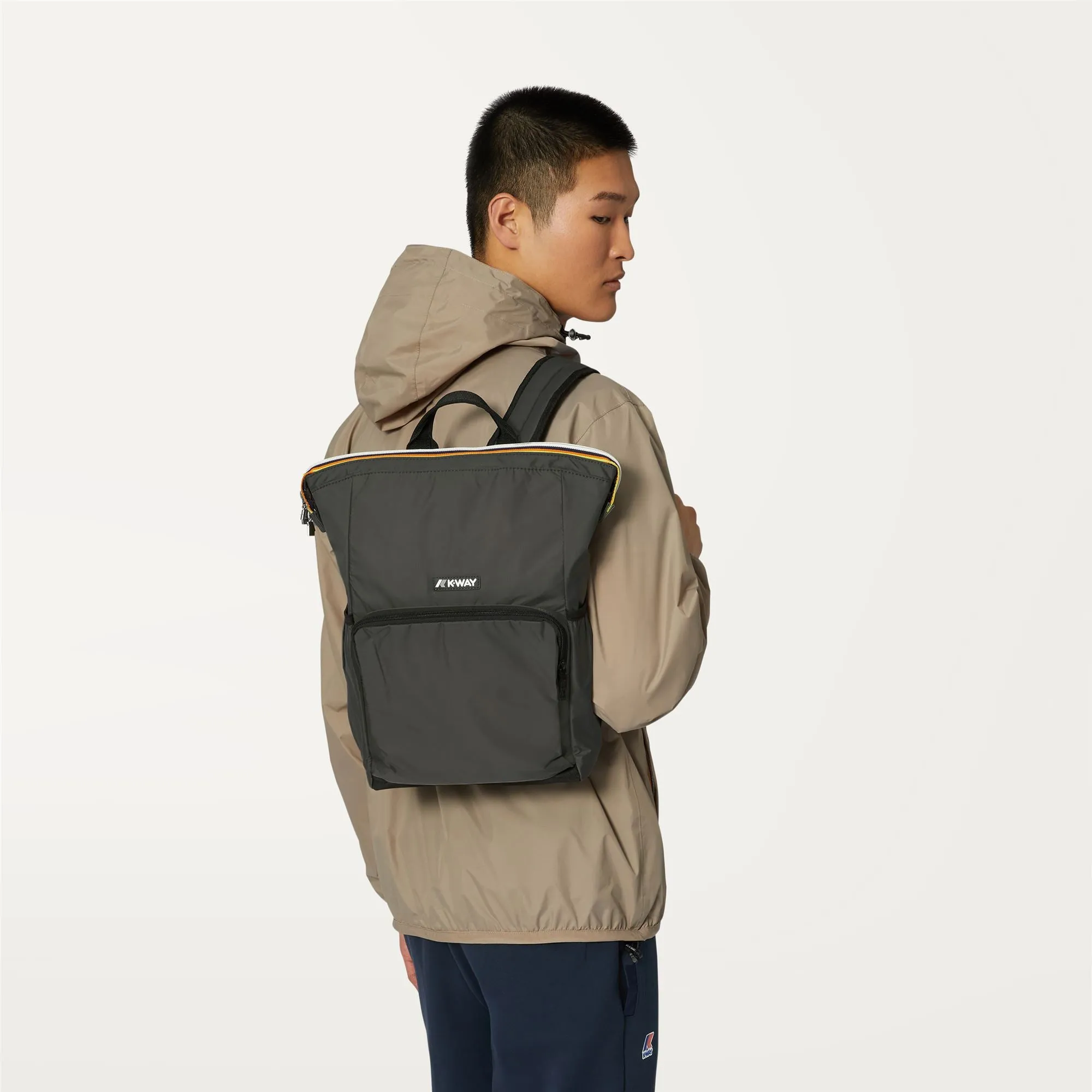 MAIZY - Bags - Backpack - UNISEX - GREEN BLACKISH sold by K-Way product image thumbnail 4